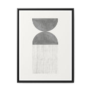 Monochrome Drift Balance - Framed