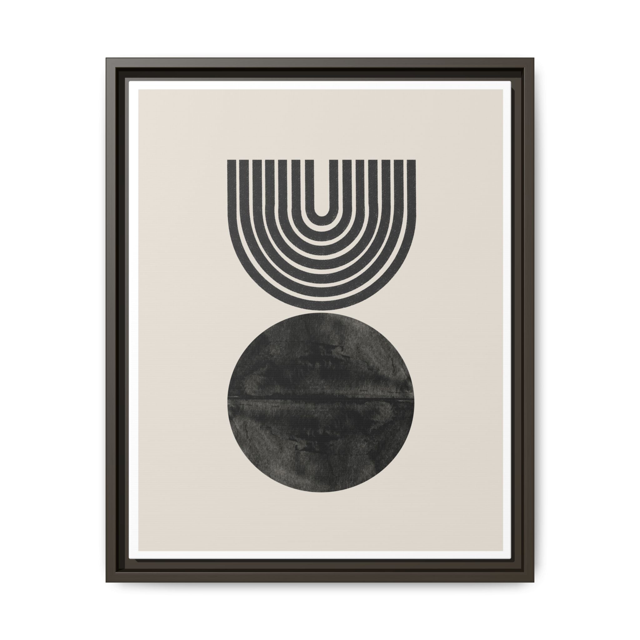 Obsidian Echo Arches - Framed