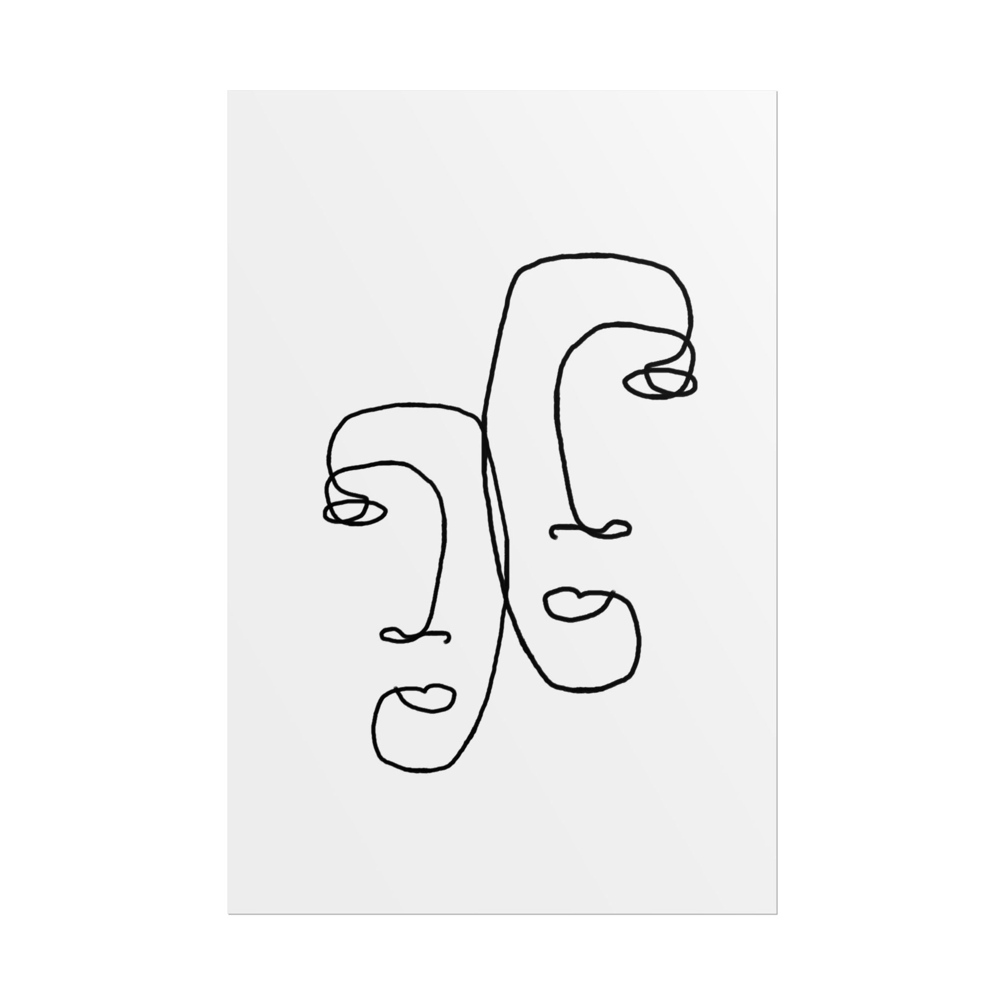 Silent Dual Reflections - Poster