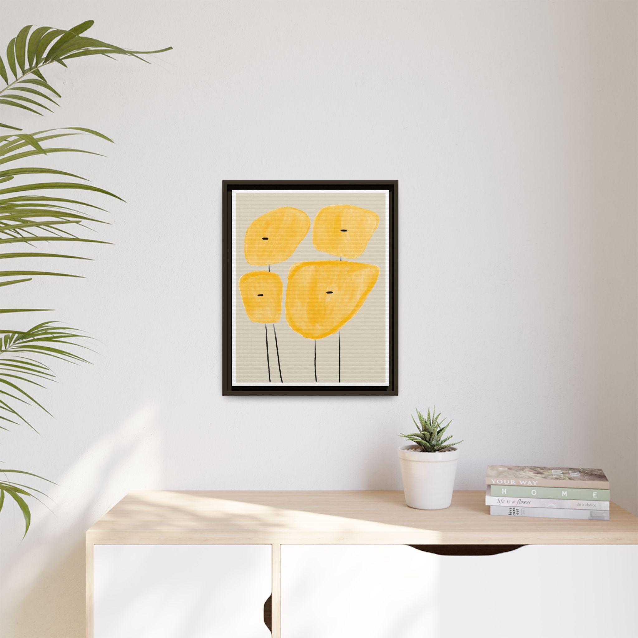 Golden Meadow Figures - Framed