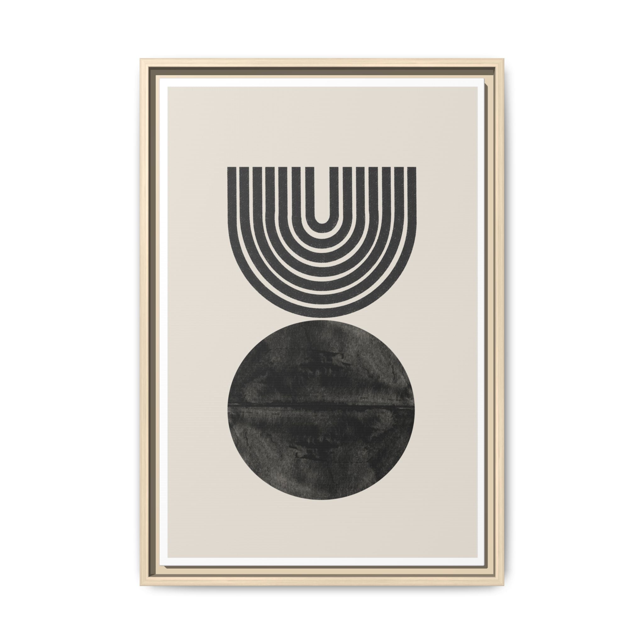 Obsidian Echo Arches - Framed