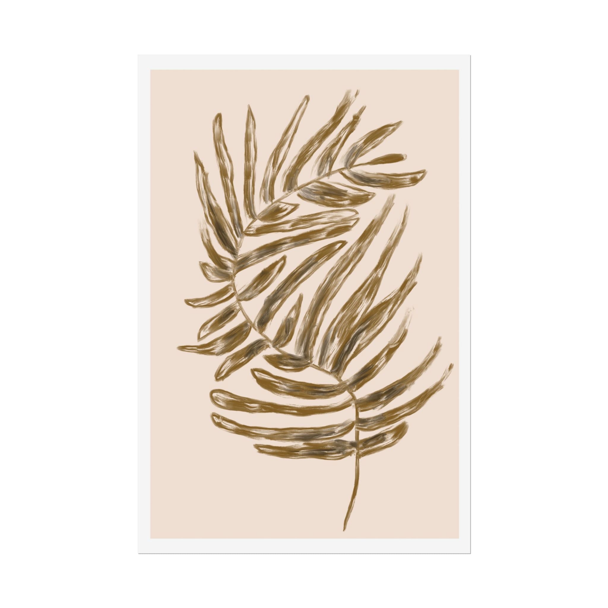 Golden Frond Reverie - Poster