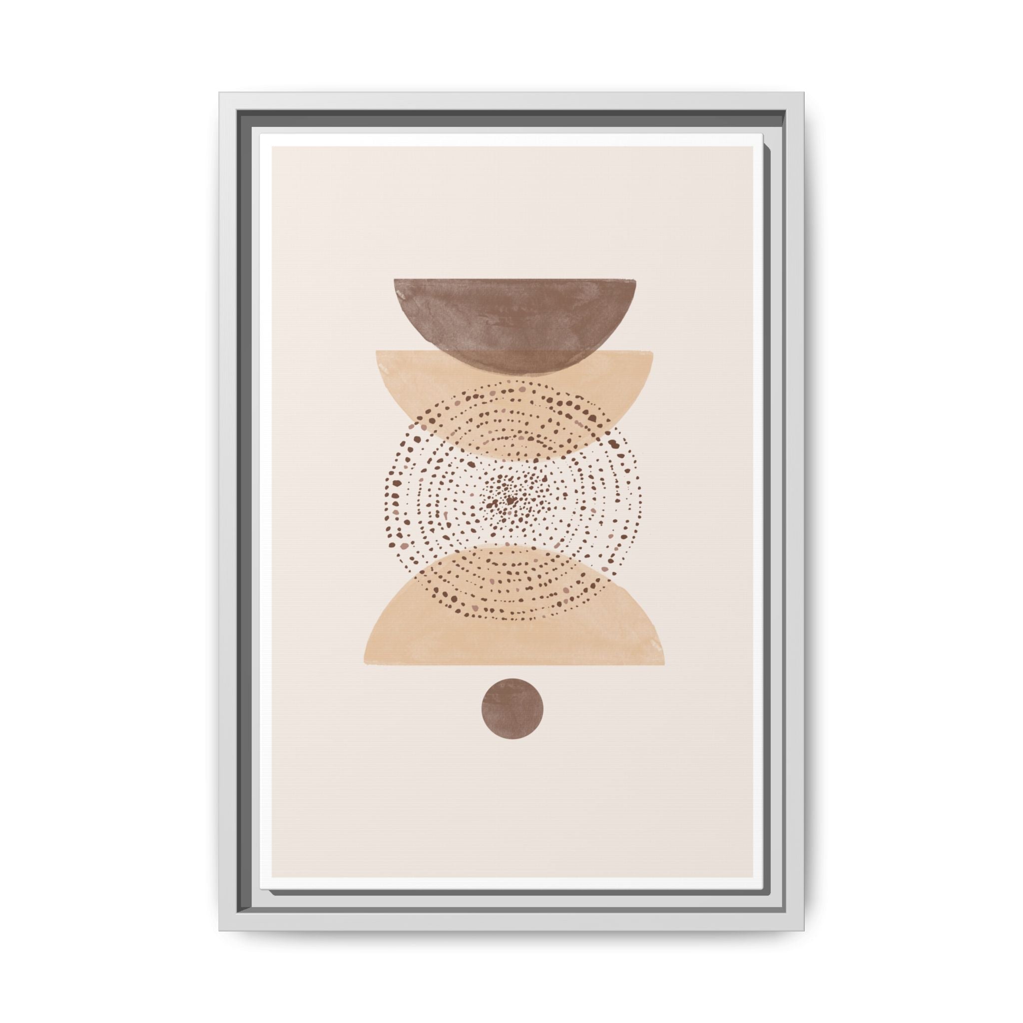 Terracotta Orbit Balance - Framed