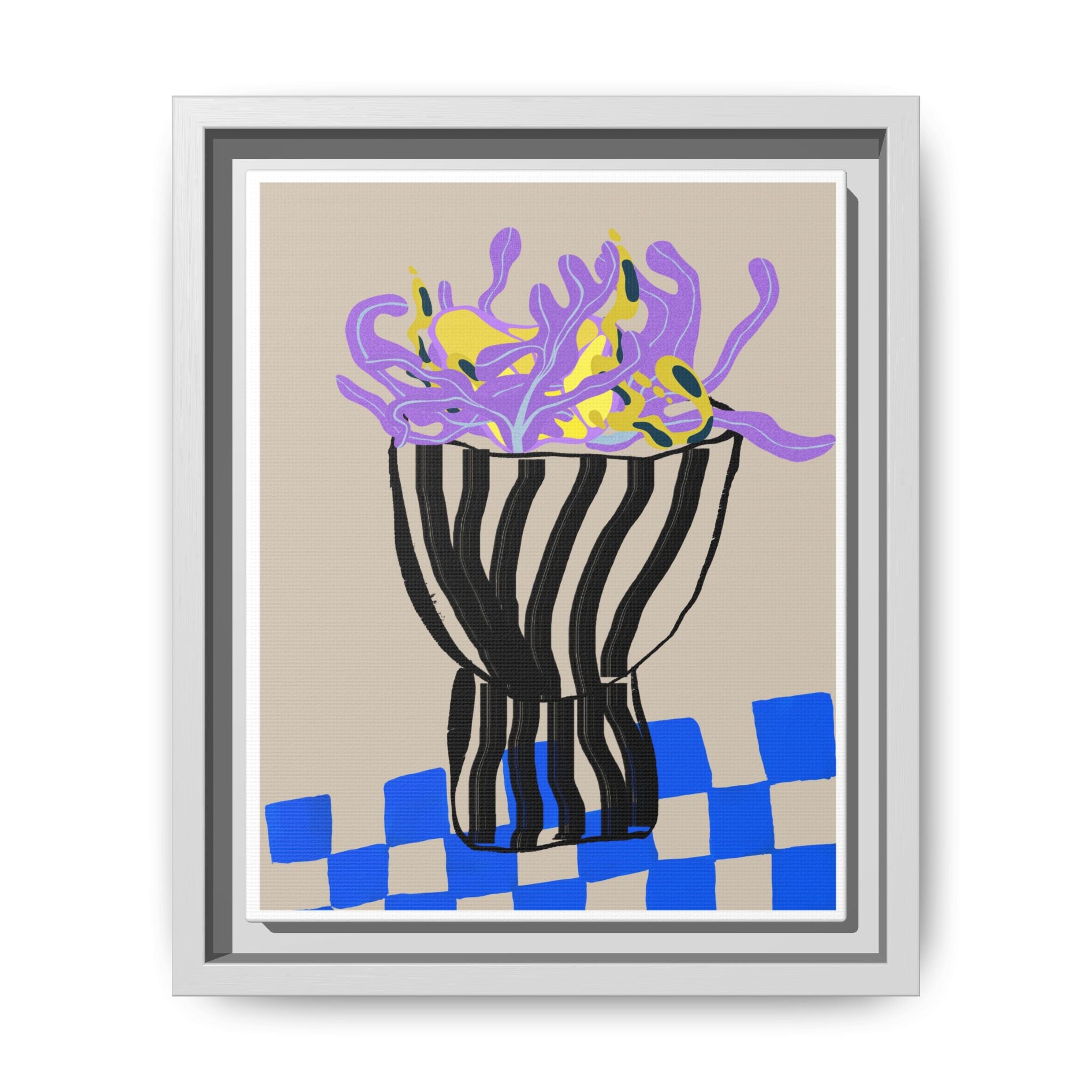 Lavender Coral Mirage - Framed