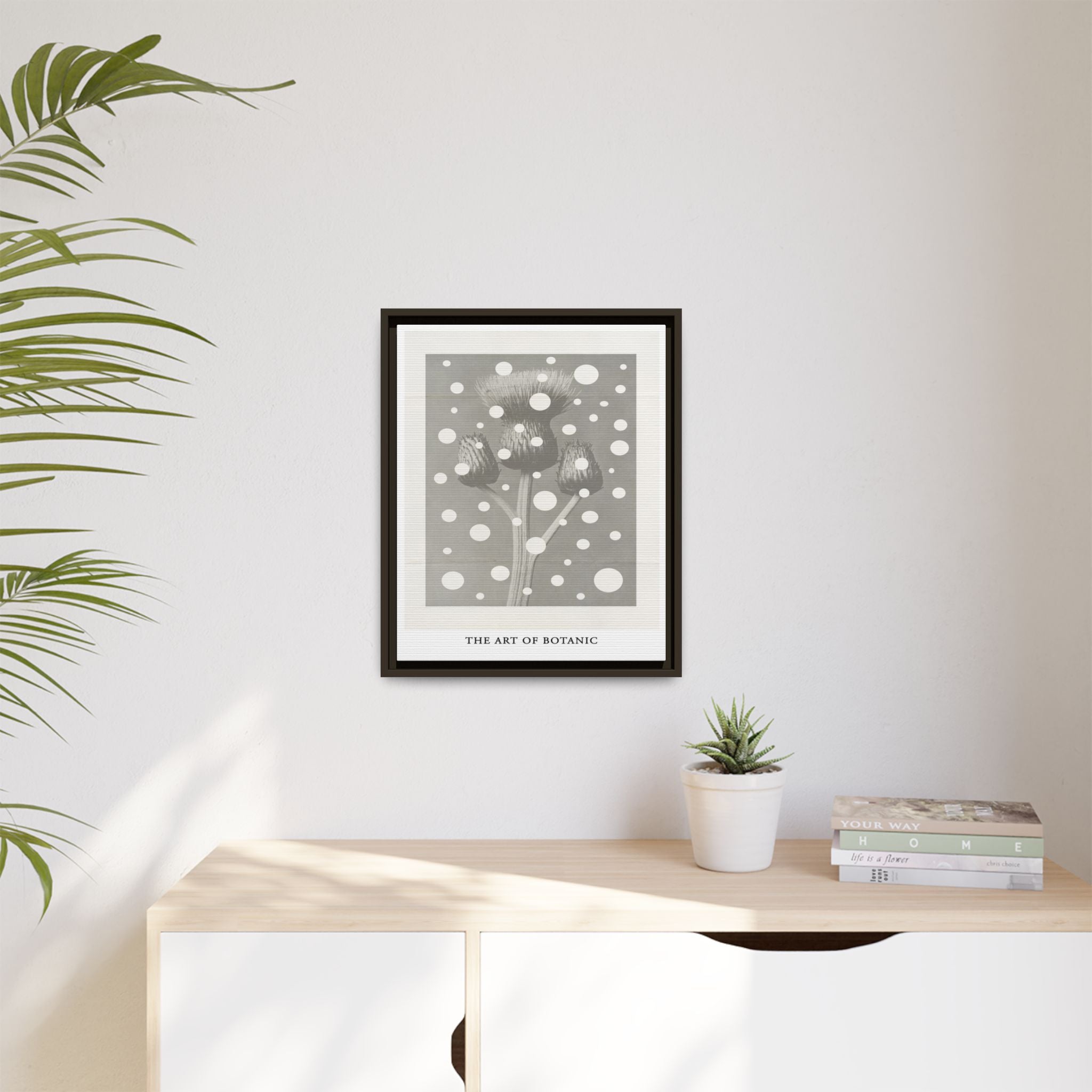 Winter Thistle Reverie - Framed