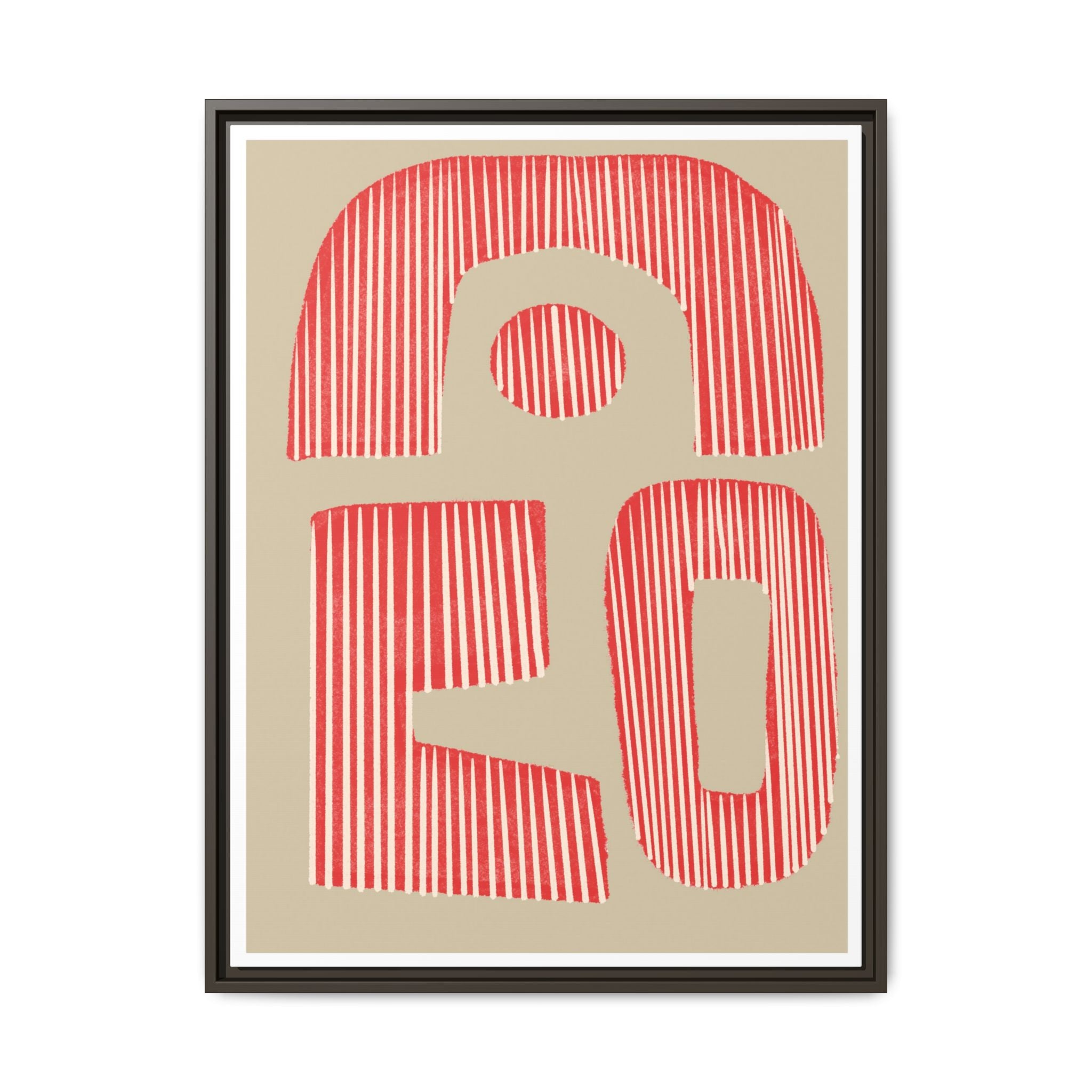 Coral Echo Forms - Framed