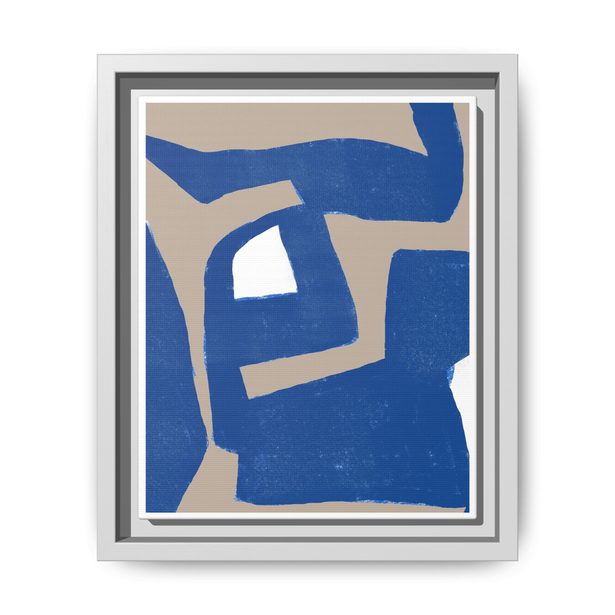 Cobalt Passage Echoes - Framed