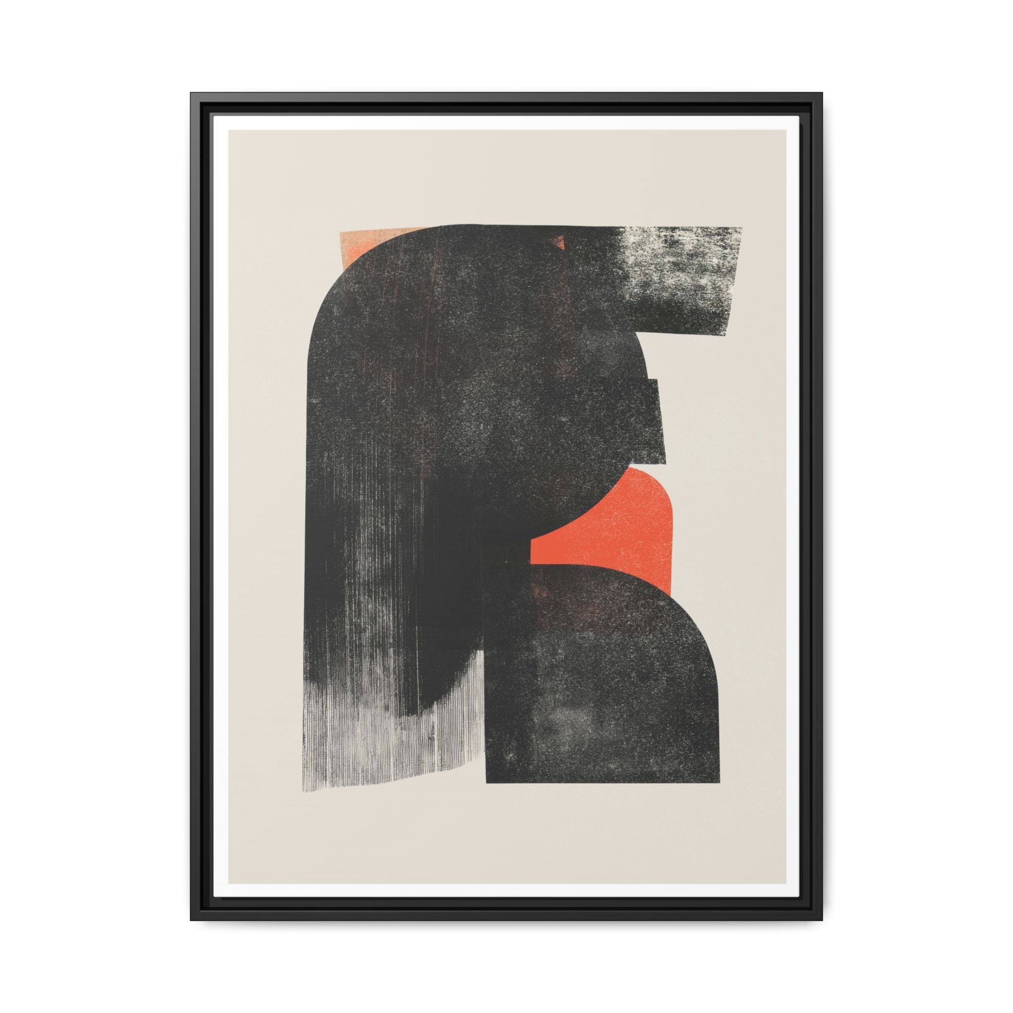 Ember Shadow Structure - Framed