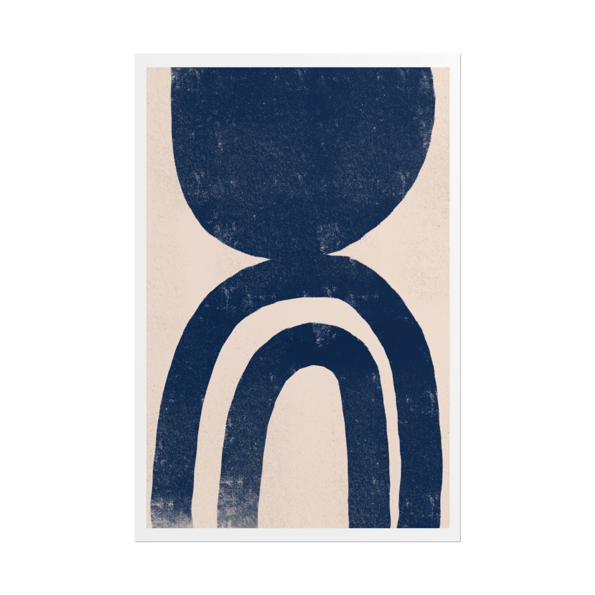 Indigo Arch Stillness - Poster