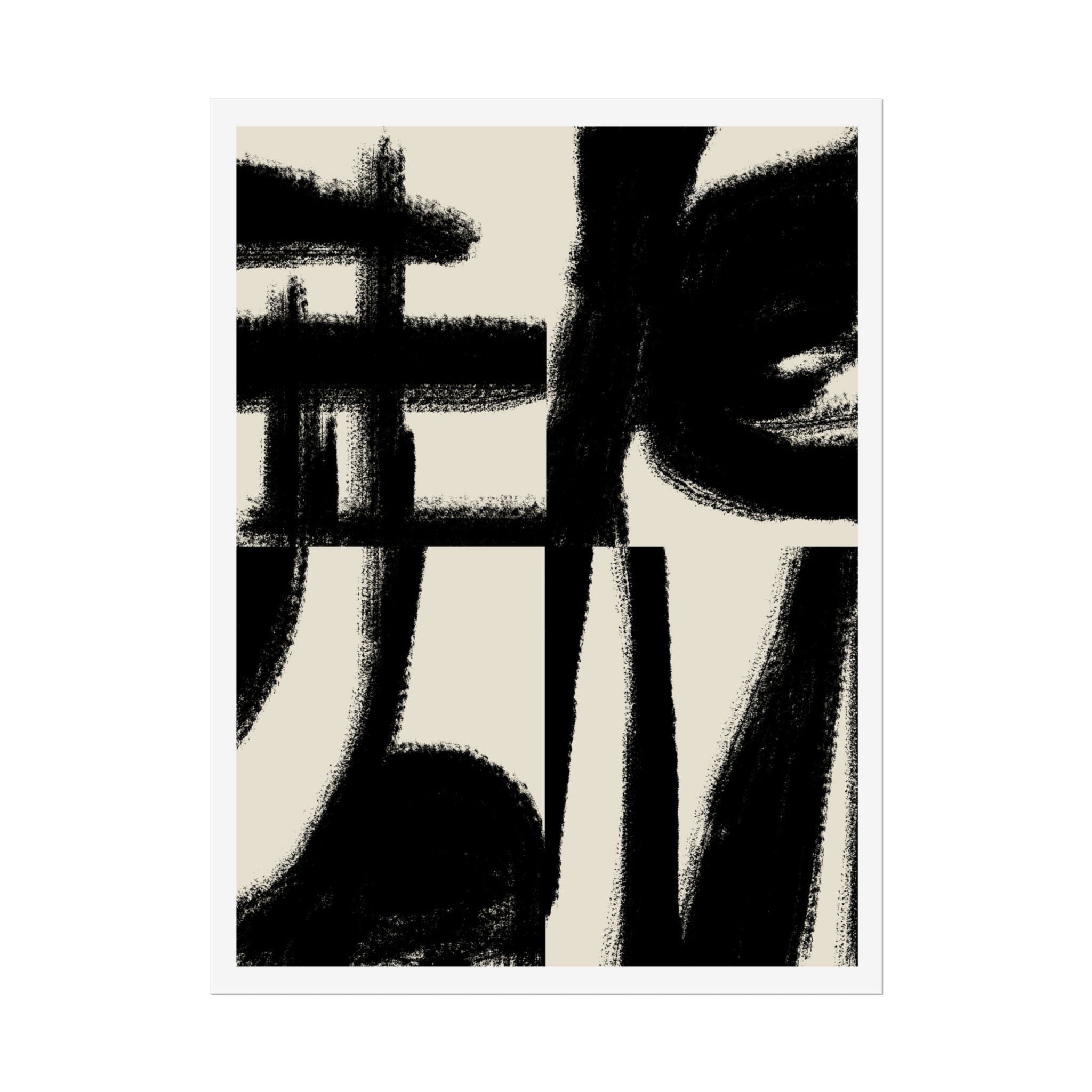 Midnight Gesture Fragments - Poster