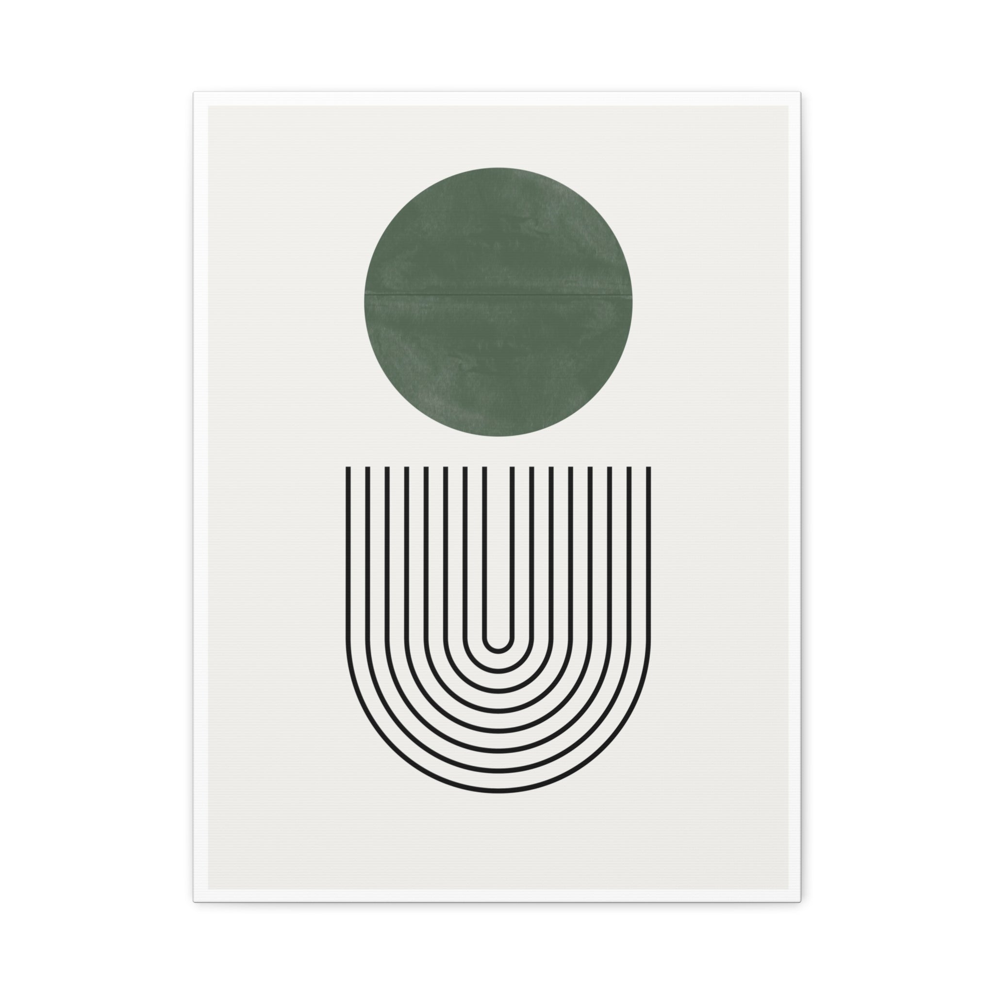 Emerald Orbit Pathways - Canvas