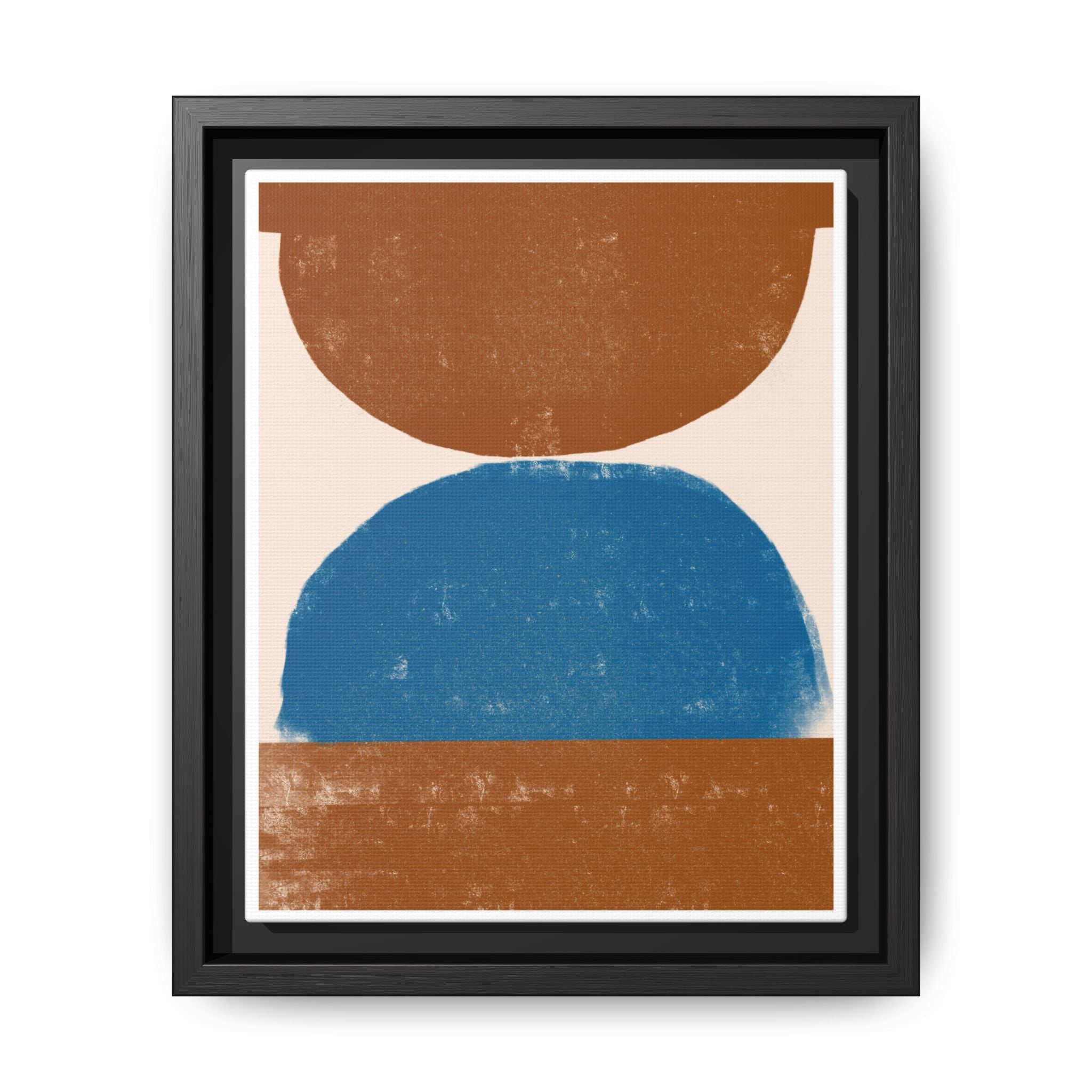 Cobalt Ember Equilibrium - Framed