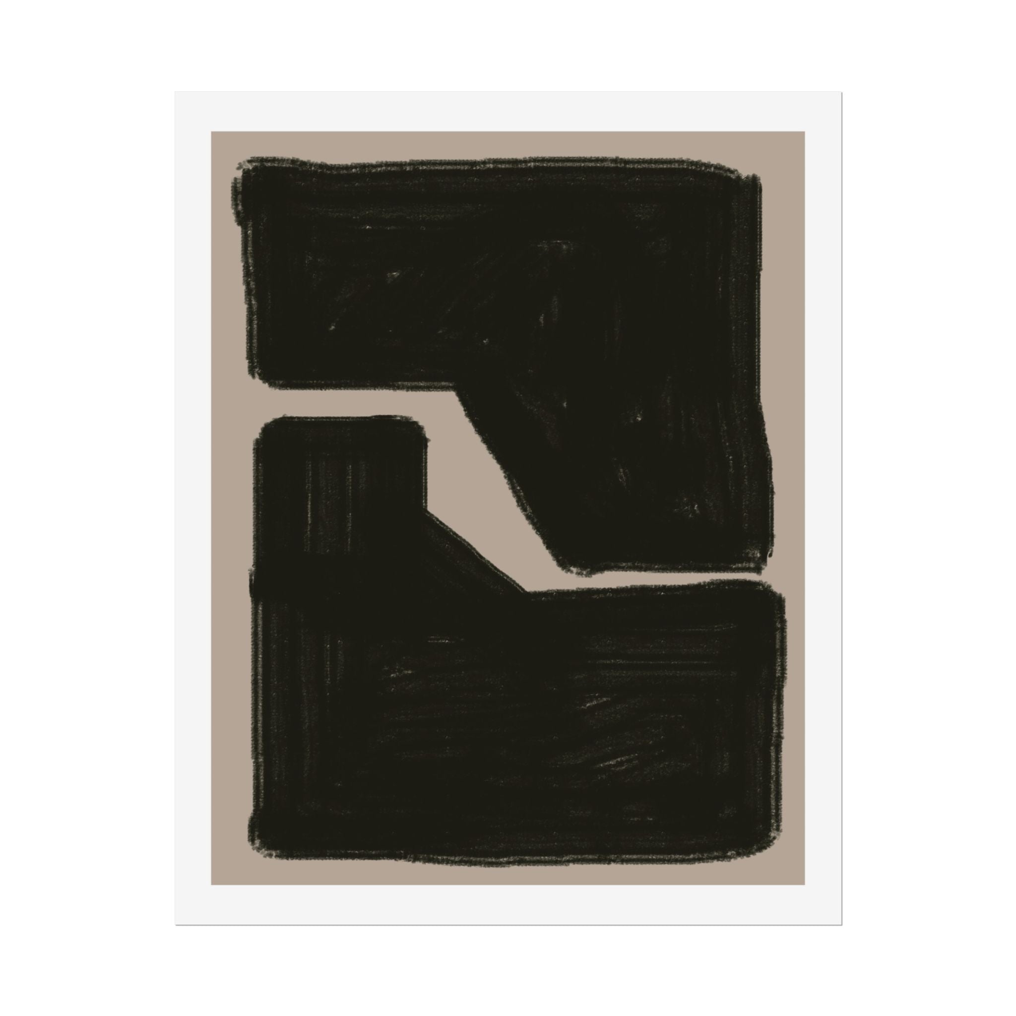 Midnight Geometry Passage - Poster