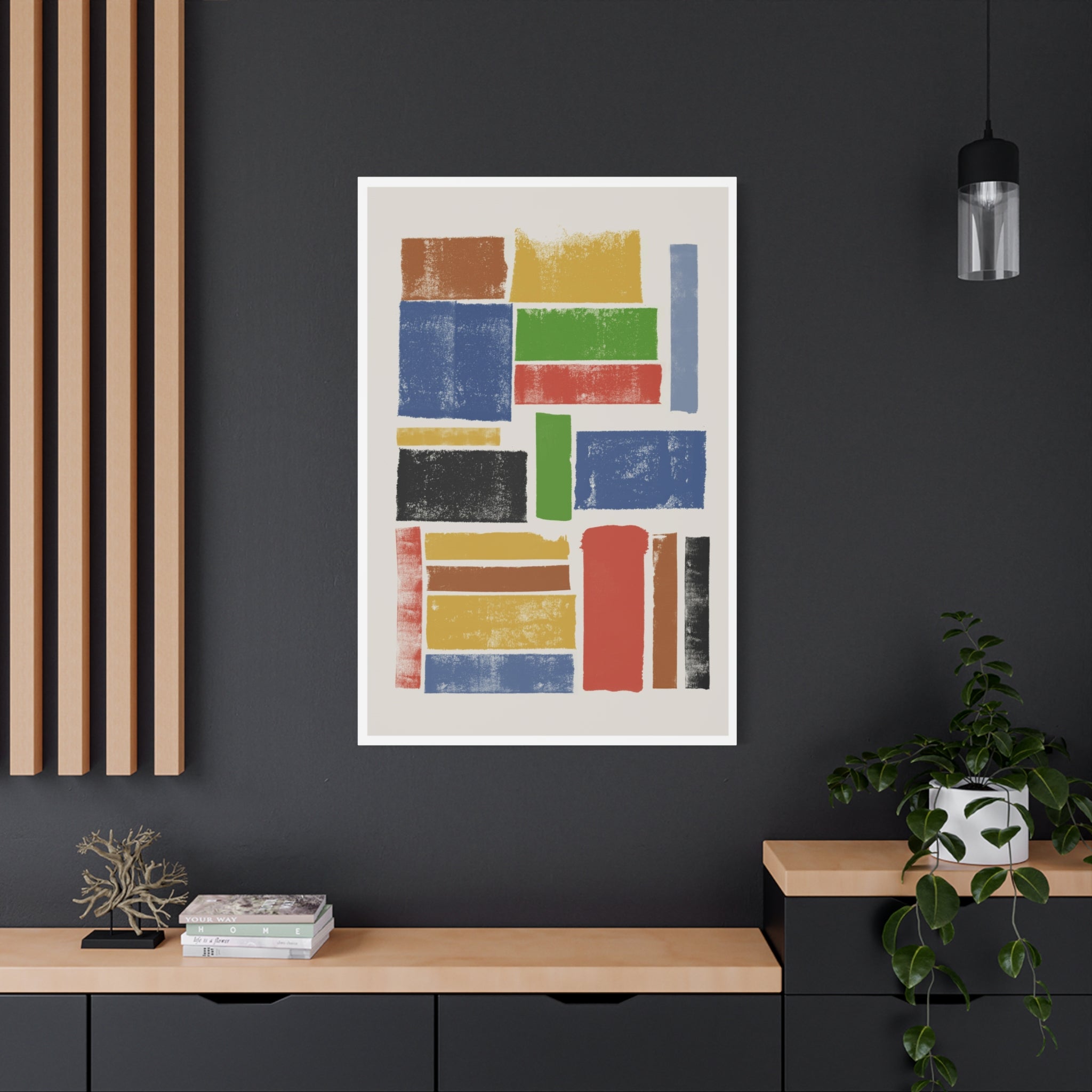 Playful Color Rhythm - Canvas