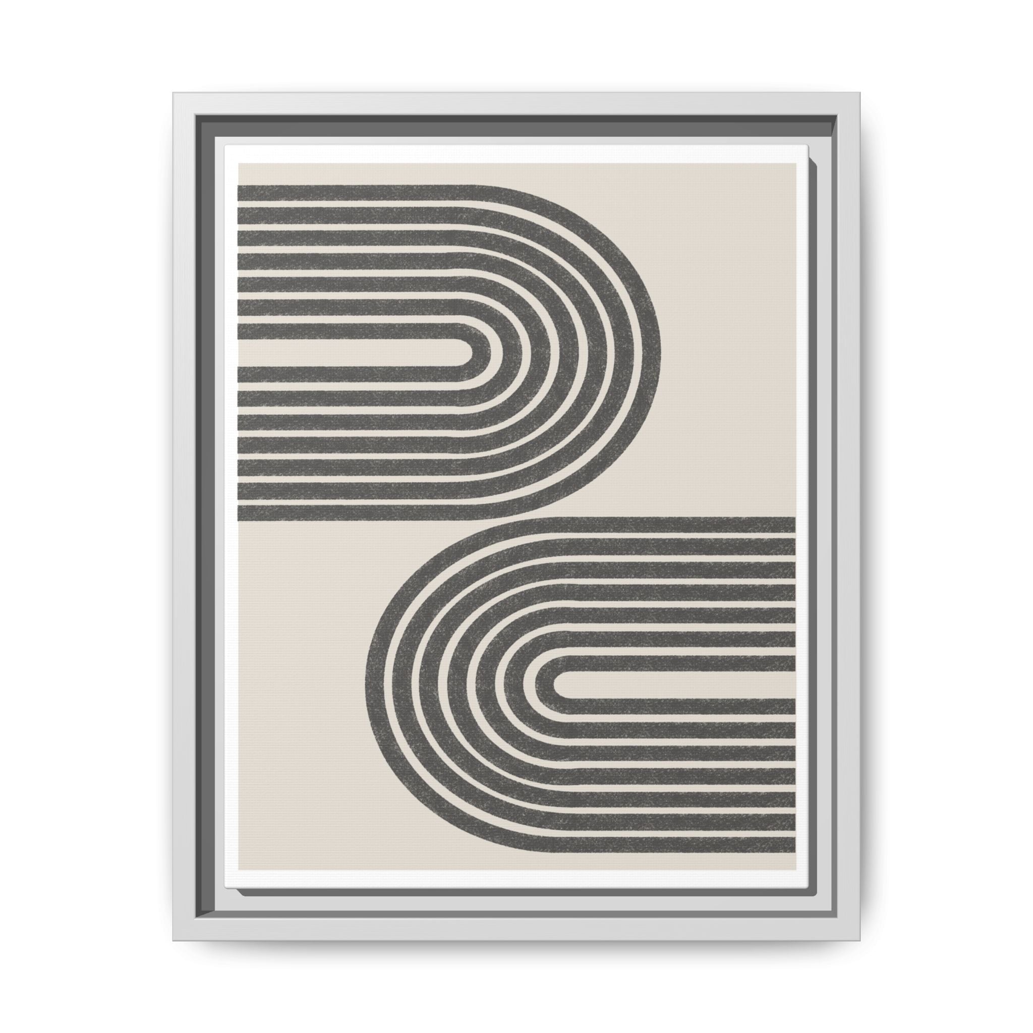Twin Horizon Currents - Framed