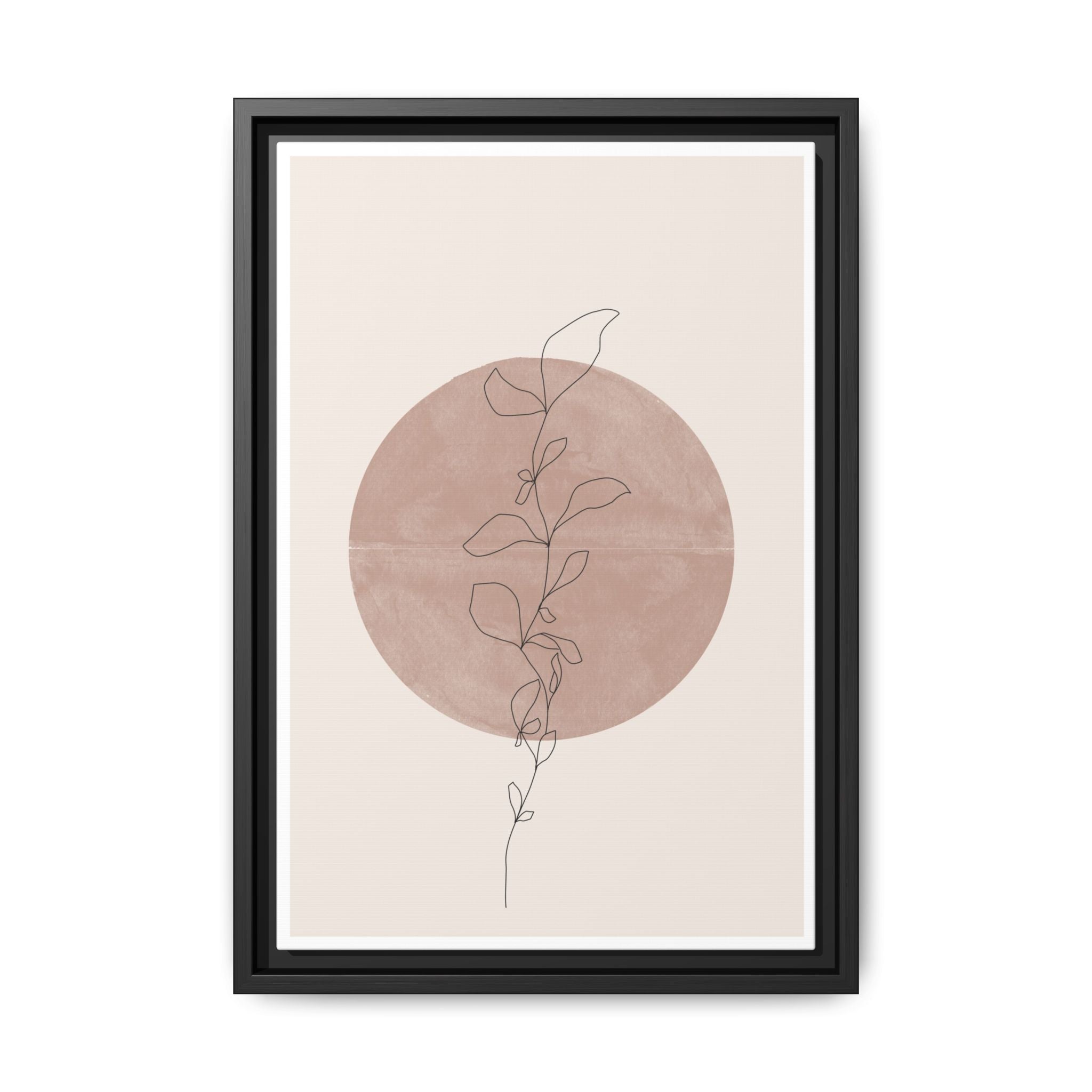 Blush Moonvine Quietude - Framed