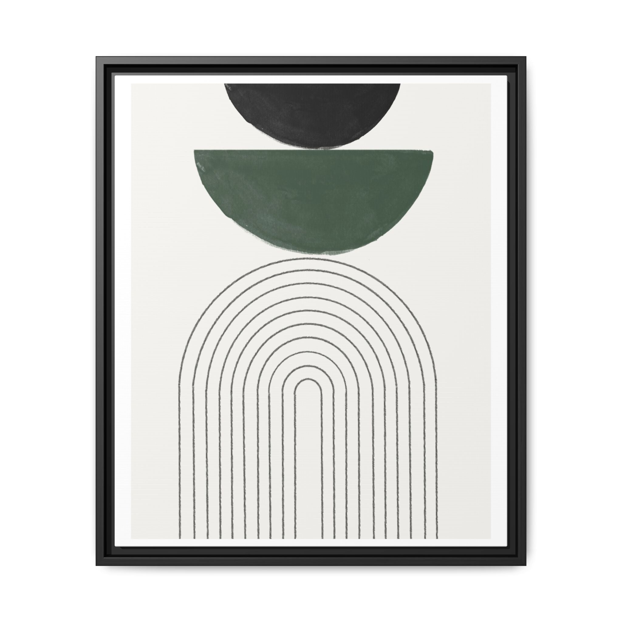 Emerald Arc Horizon - Framed