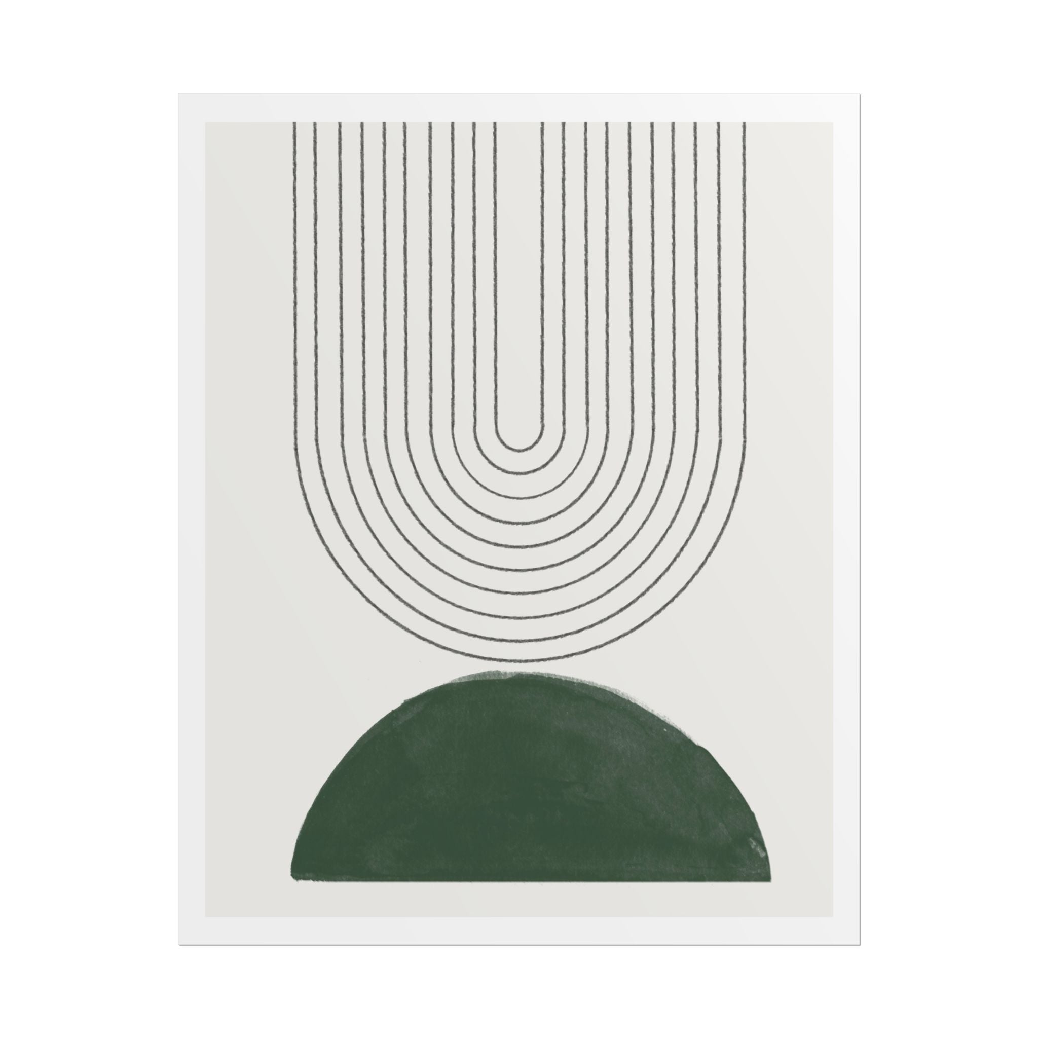 Emerald Echo Pathways - Poster