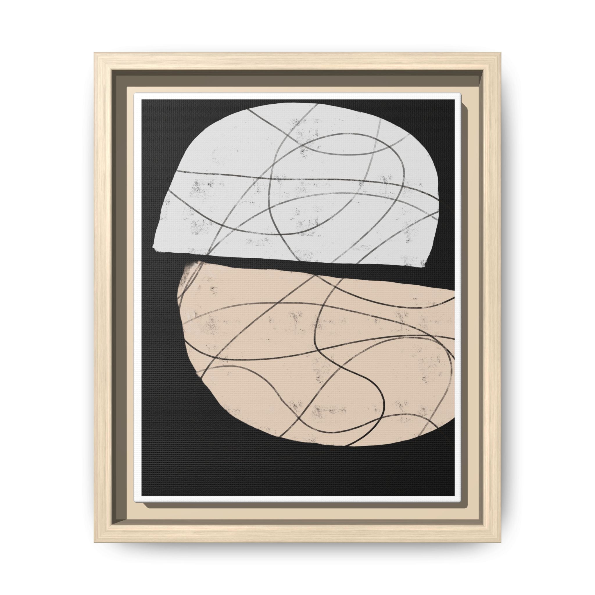 Nocturne Orbit Lines - Framed