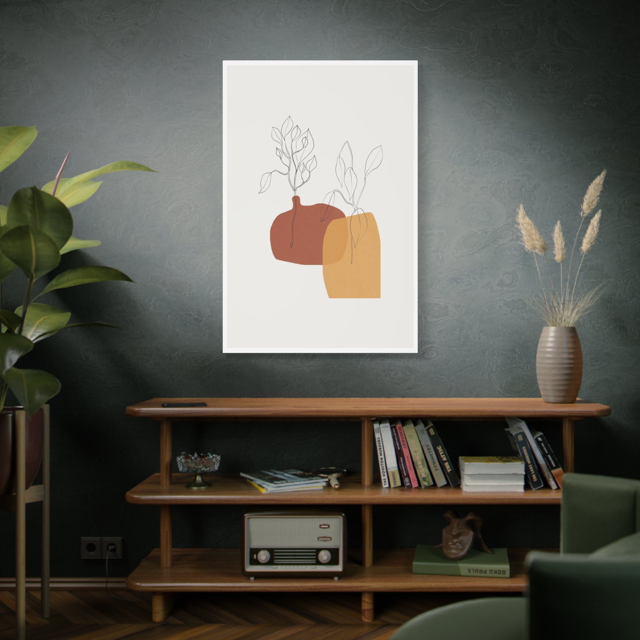 Terracotta Whisper Forms - Canvas