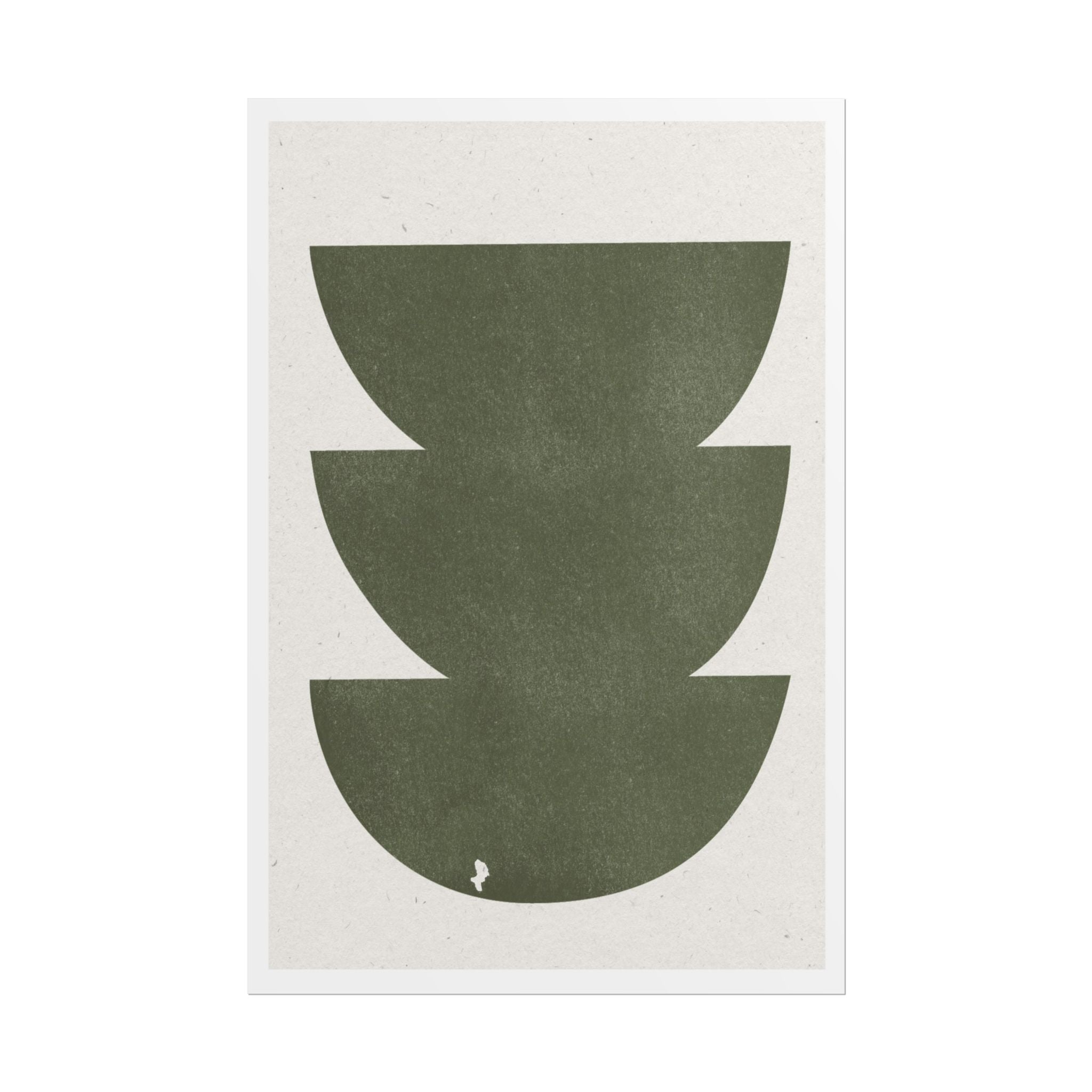 Olive Balance Forms - Poster