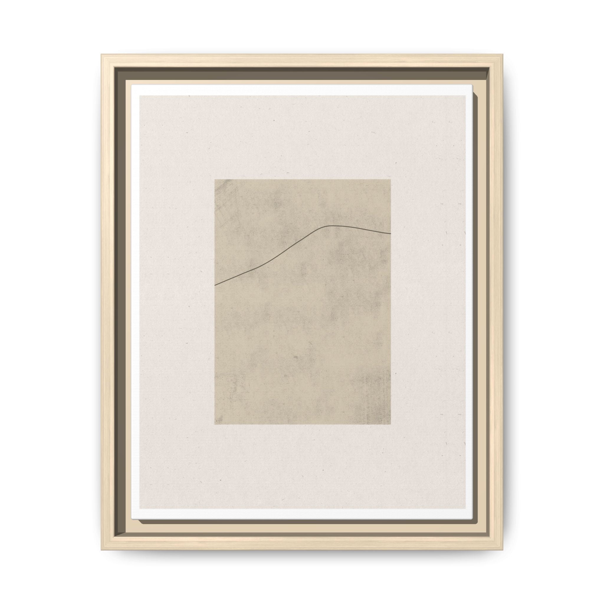 Whispered Horizon Trace - Framed