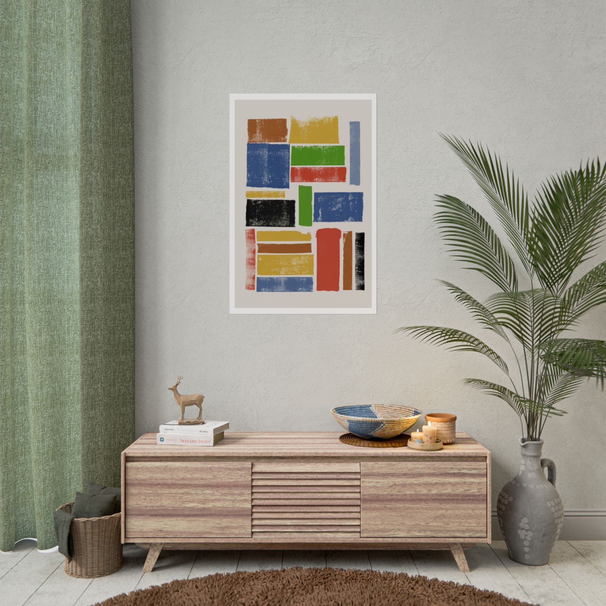 Playful Color Rhythm - Poster
