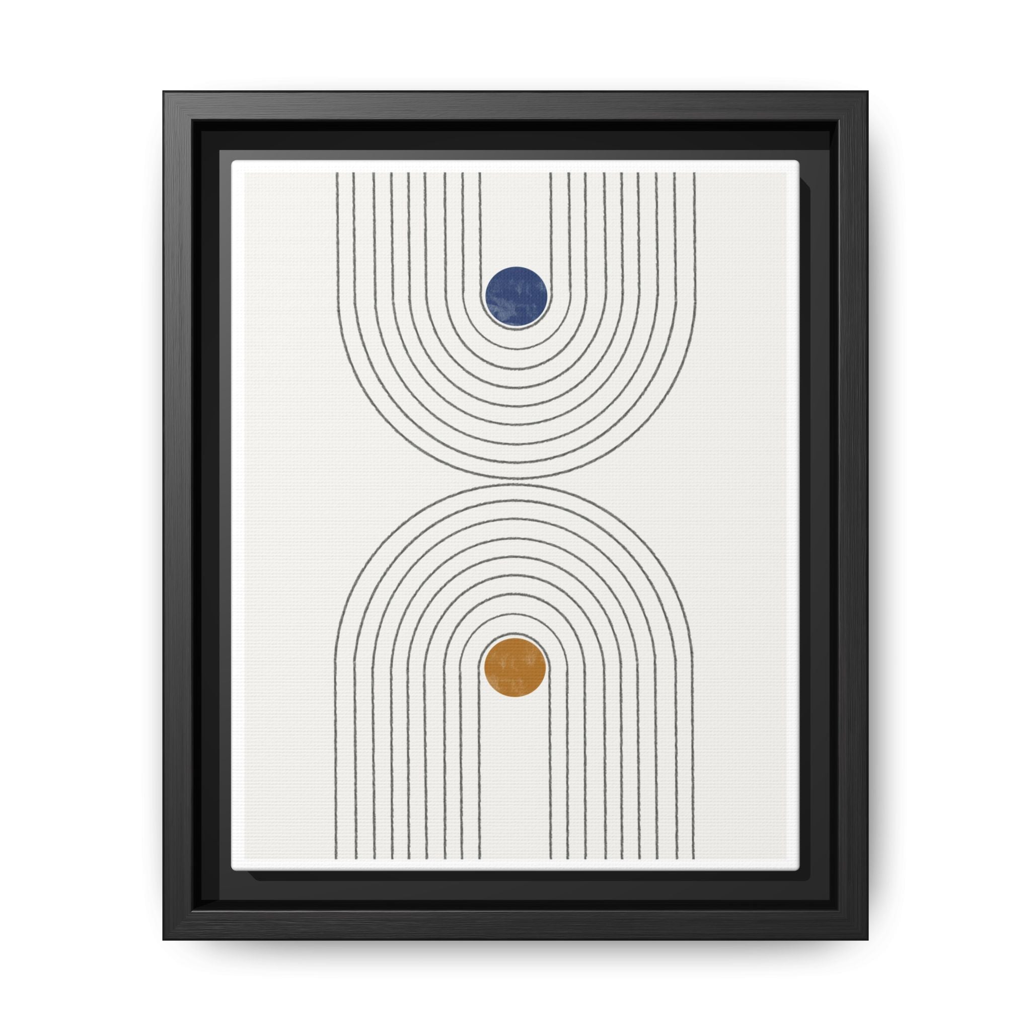 Dual Orbit Rhythm - Framed