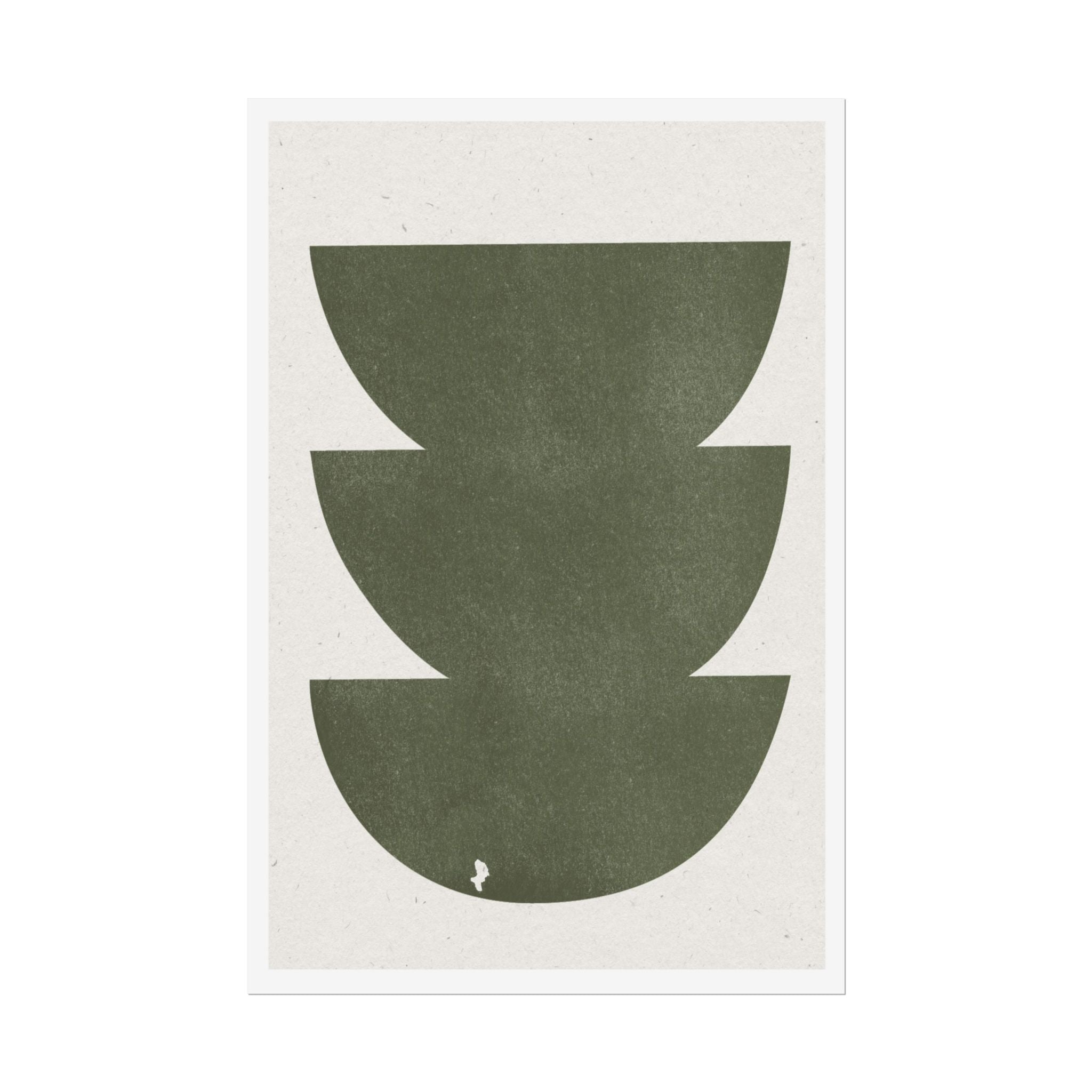 Olive Balance Forms - Poster