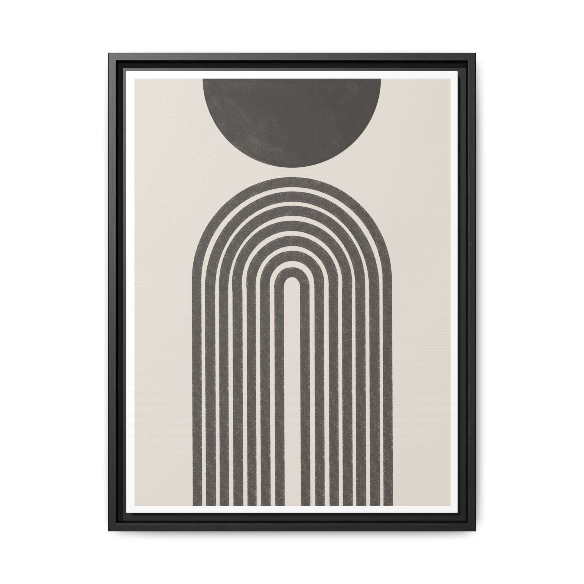 Obsidian Arch Resonance - Framed