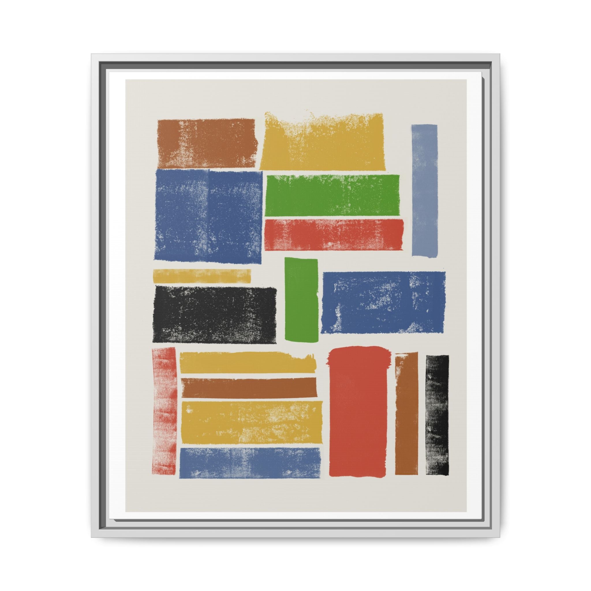 Playful Color Rhythm - Framed