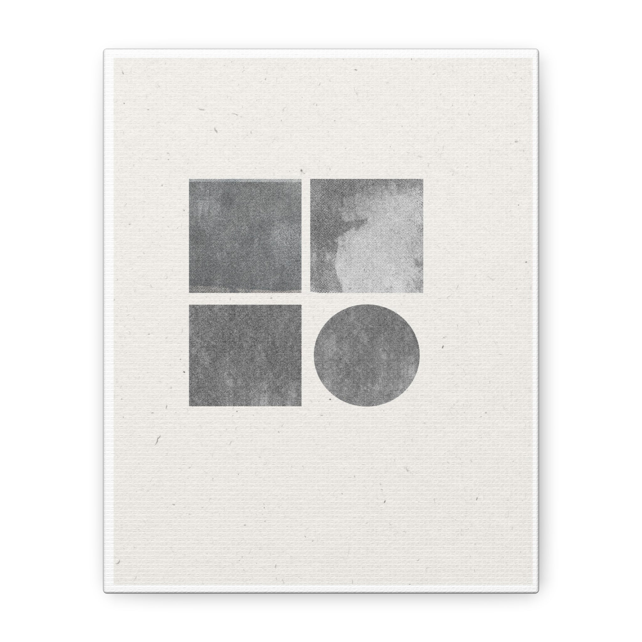 Muted Geometry Quartet - Canvas
