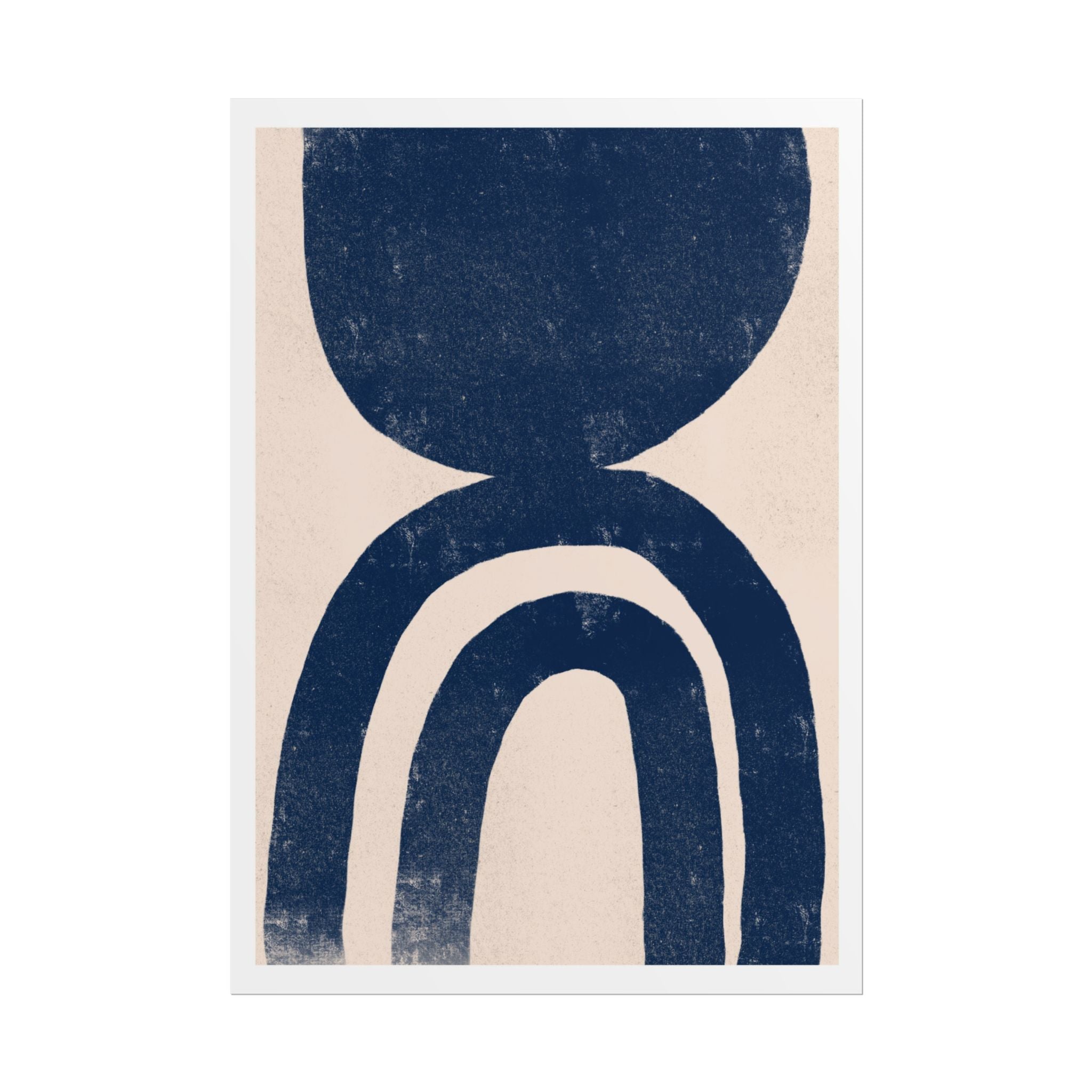 Indigo Arch Stillness - Poster