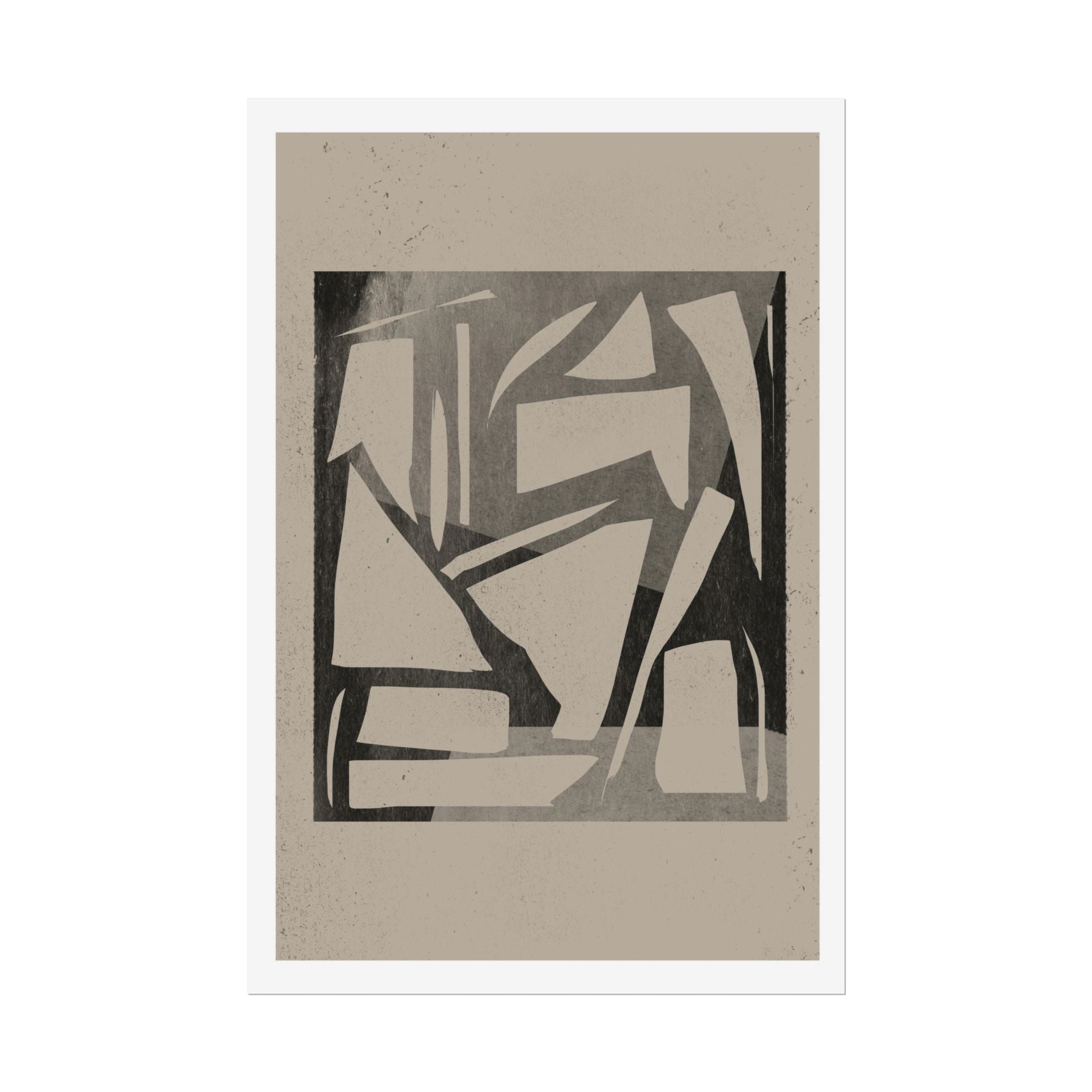 Shadow Fragment Rhythm Study - Poster