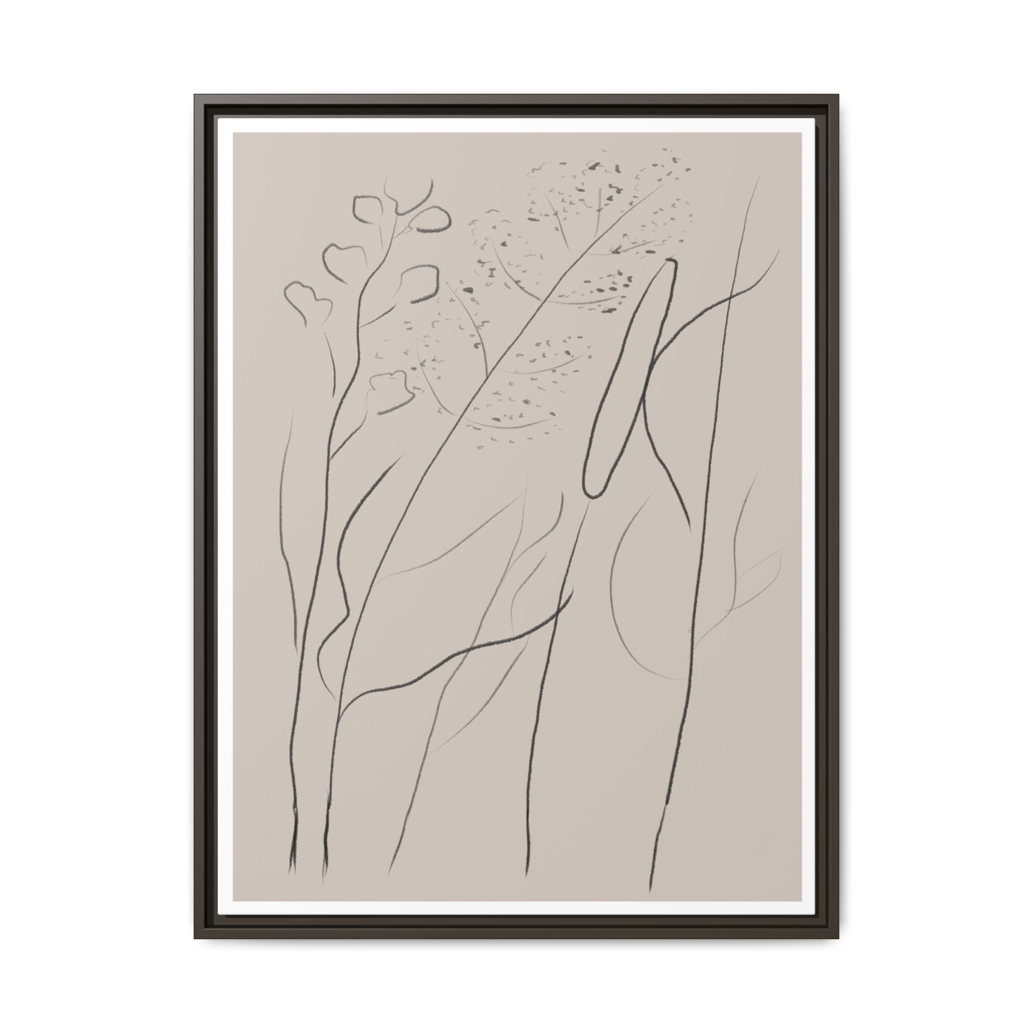 Quiet Woodland Traces - Framed