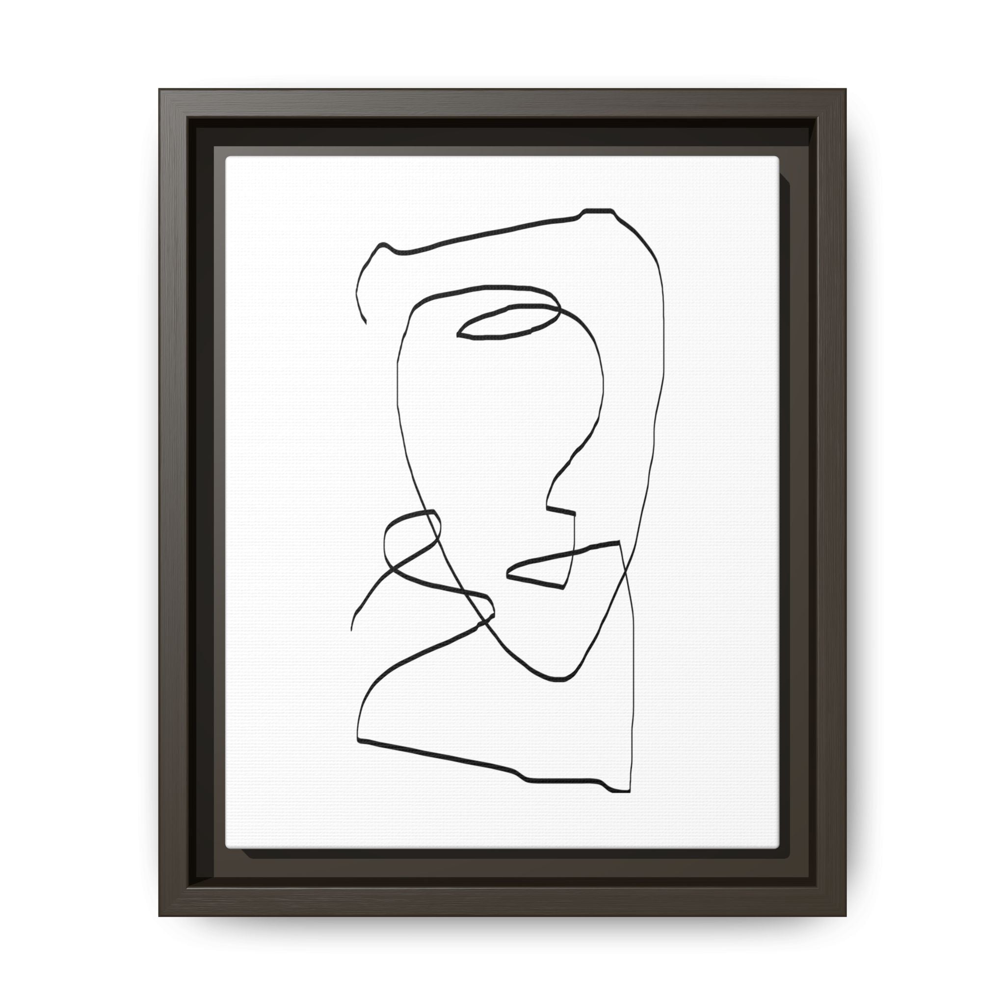 Silent Contour Reverie - Framed