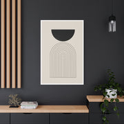 Midnight Portal Lines - Canvas