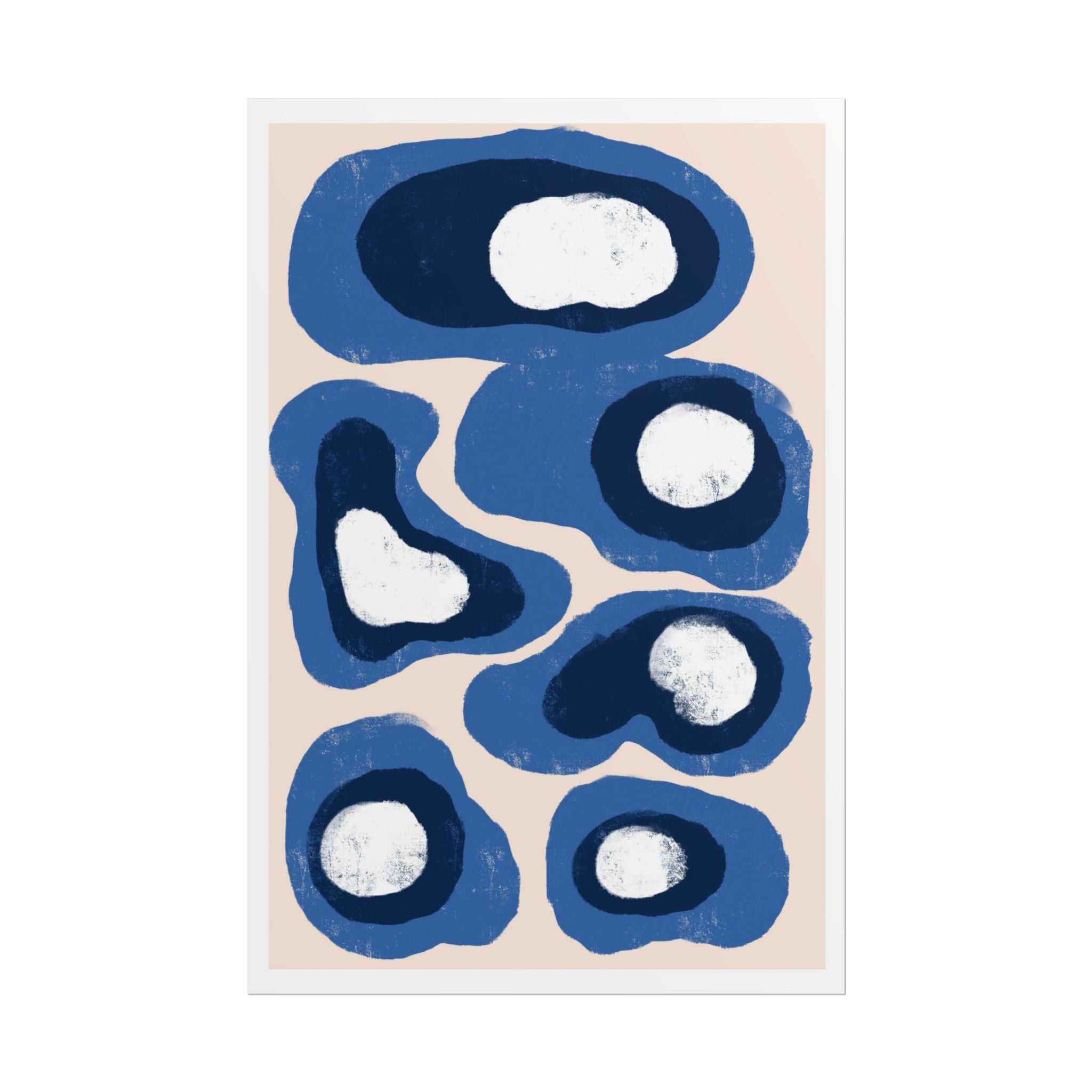 Indigo Orbit Mosaic - Poster