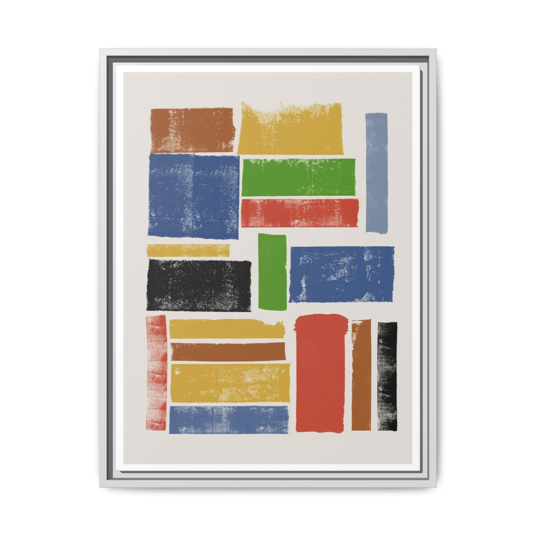 Playful Color Rhythm - Framed