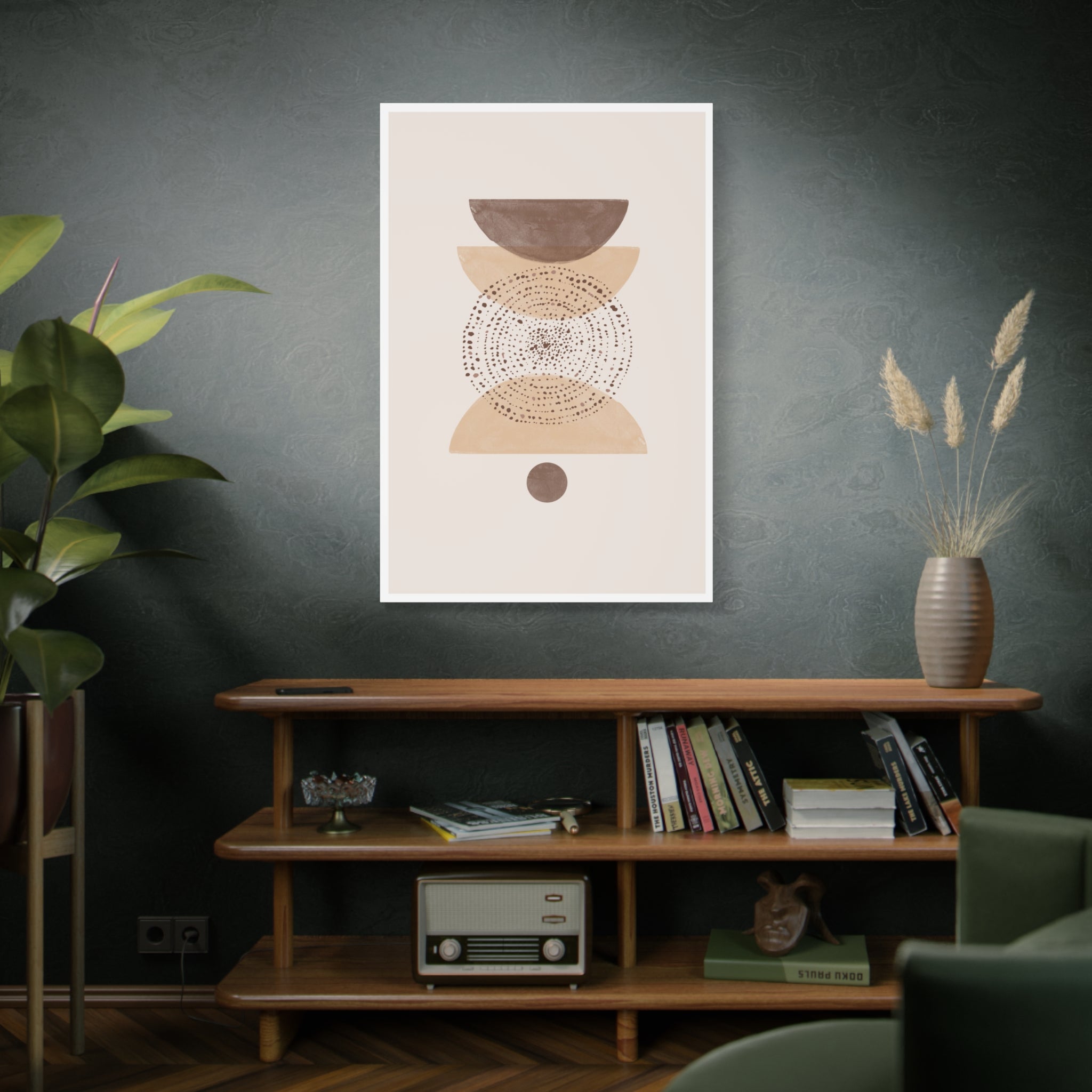 Terracotta Orbit Balance - Canvas