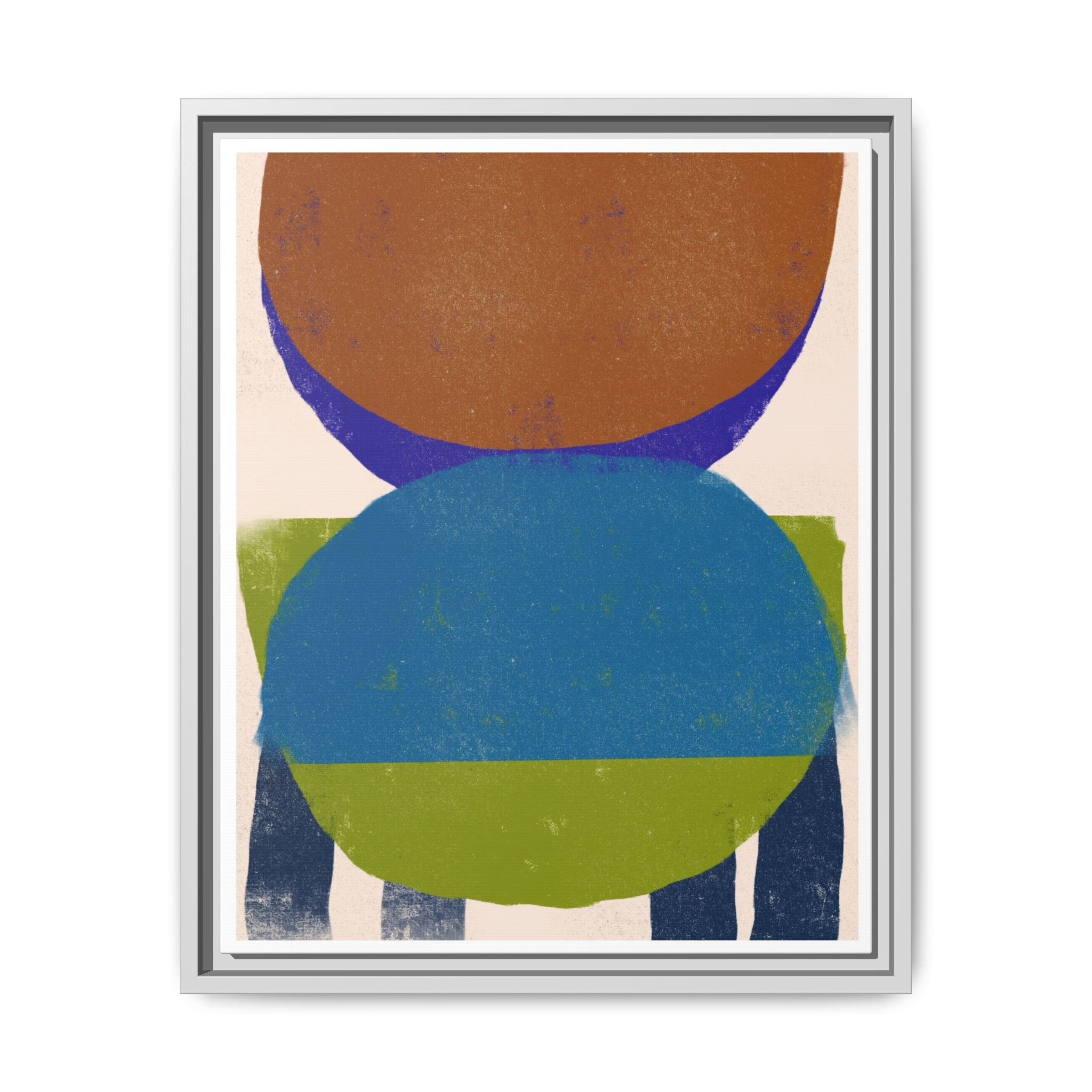 Azure Meadow Eclipse - Framed