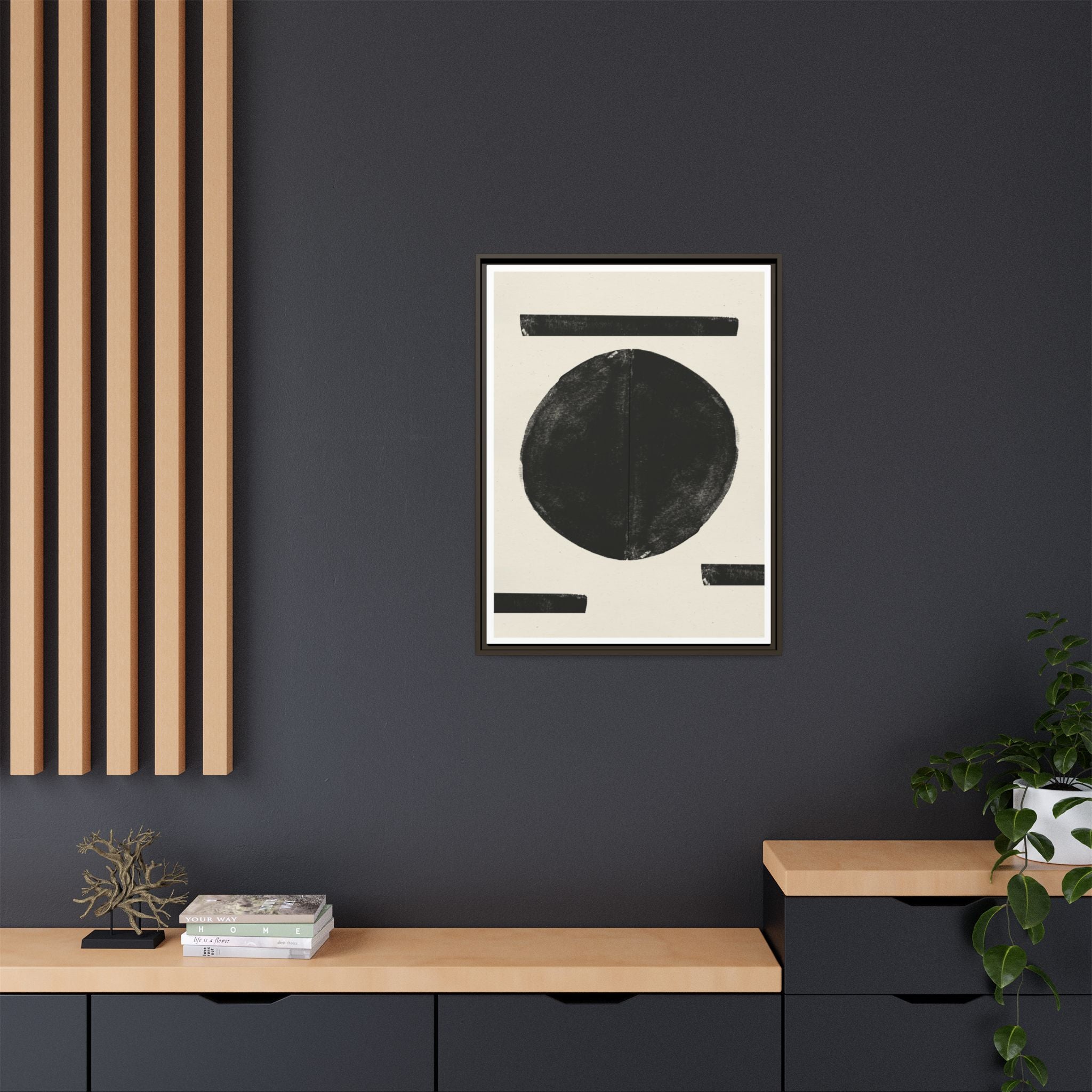 Midnight Orbit Divide - Framed