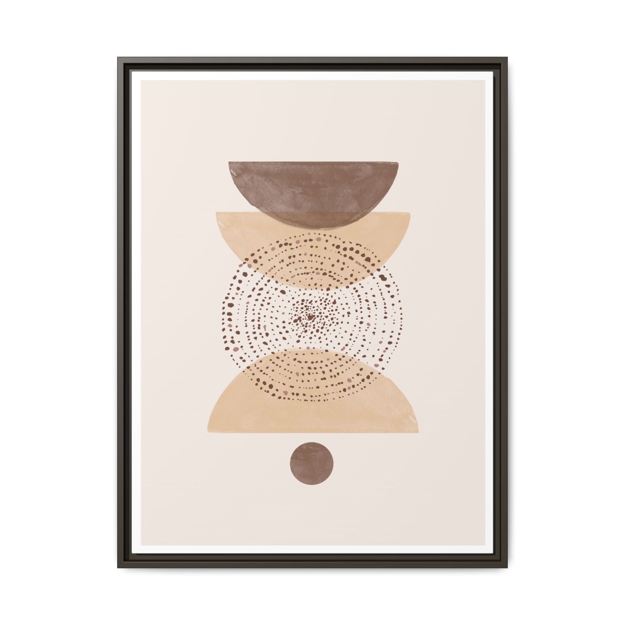 Terracotta Orbit Balance - Framed