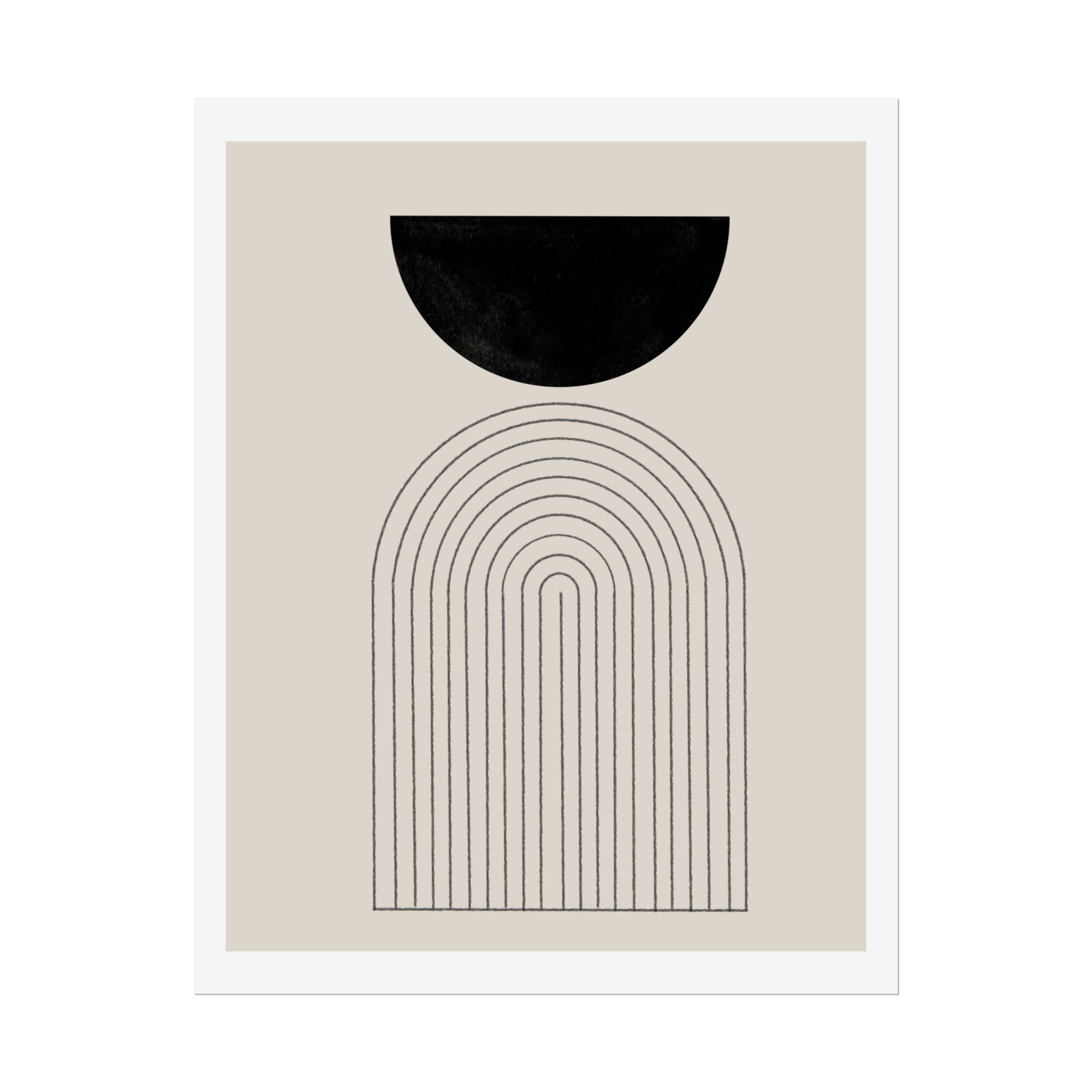 Midnight Portal Lines - Poster