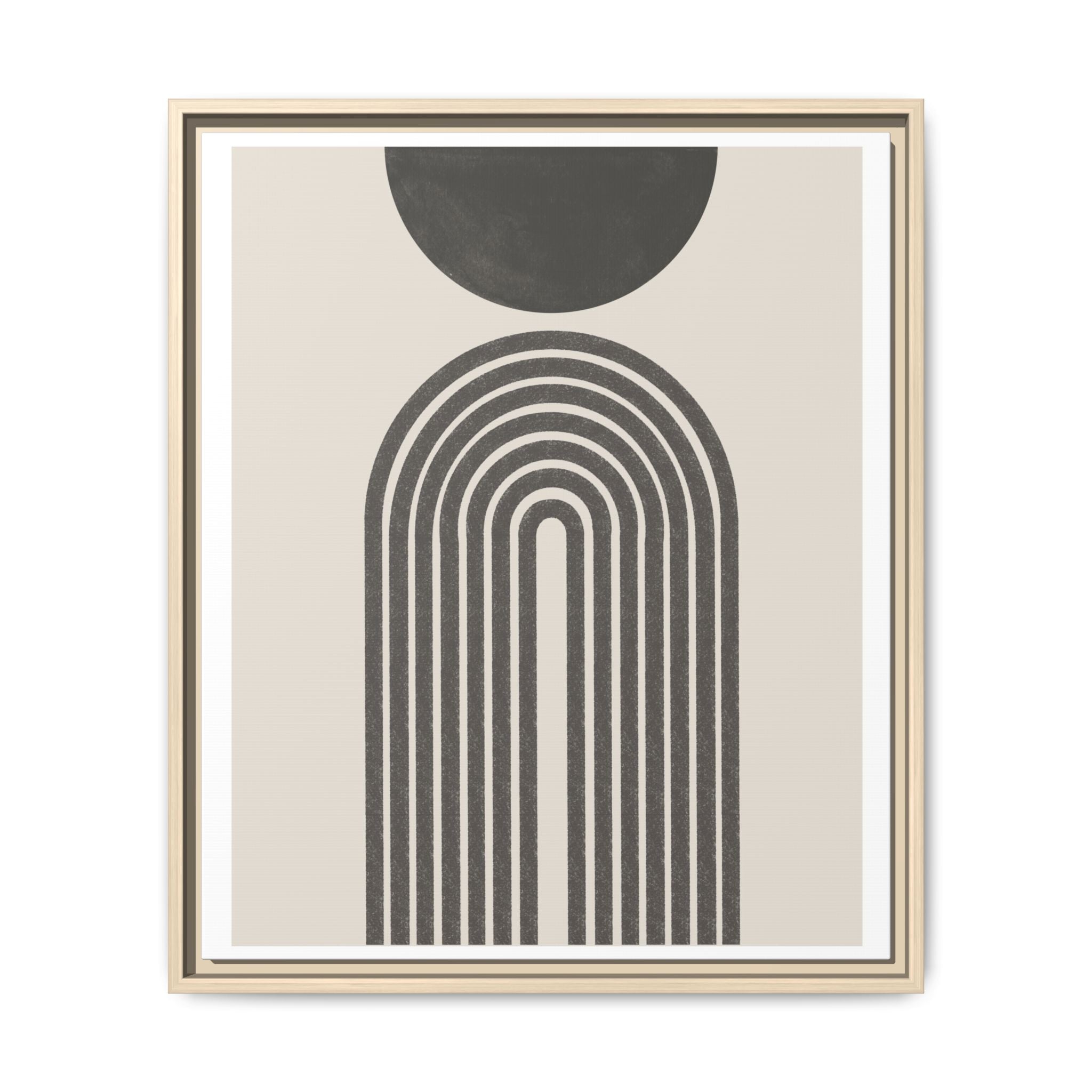 Obsidian Arch Resonance - Framed