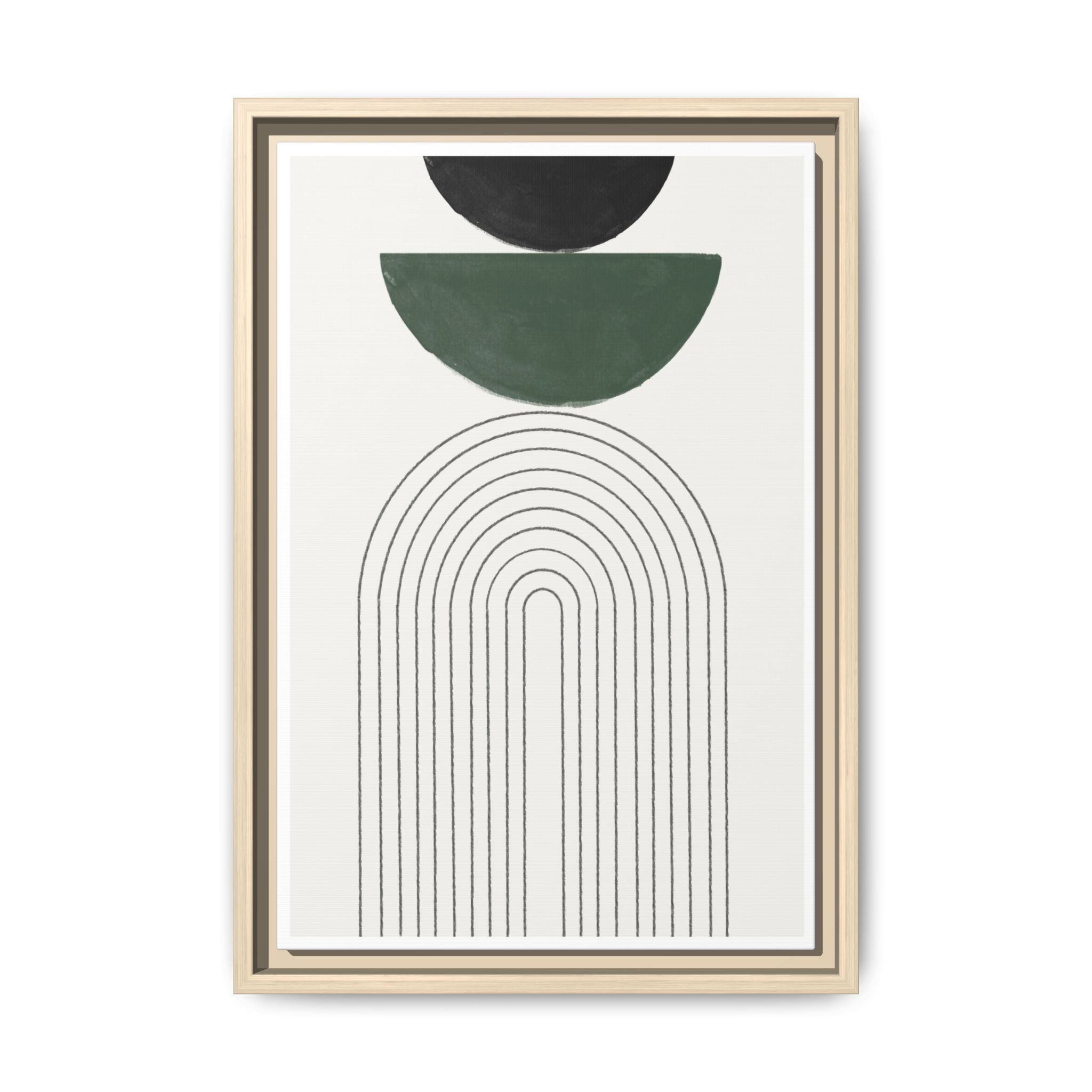 Emerald Arc Horizon - Framed