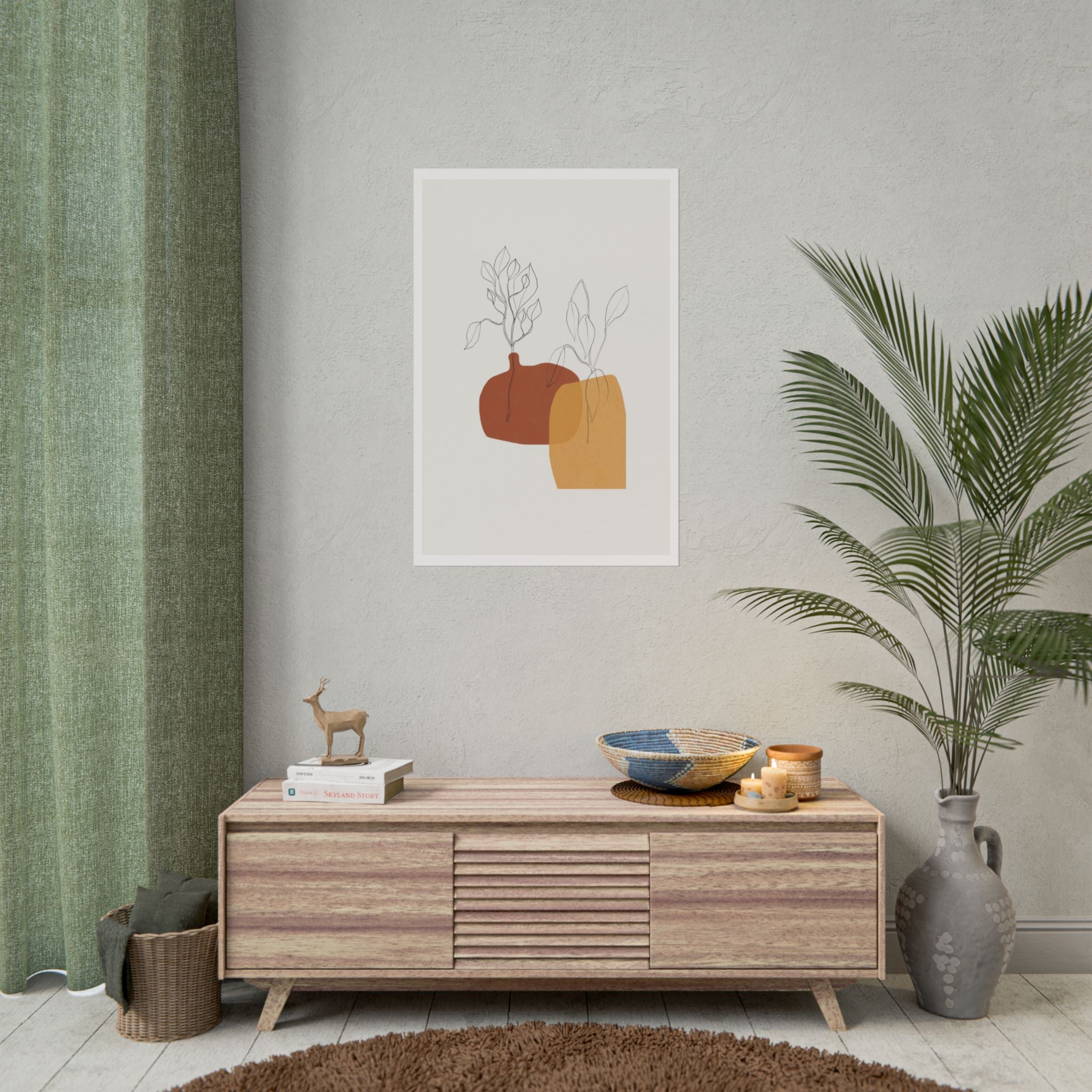 Terracotta Whisper Forms - Poster