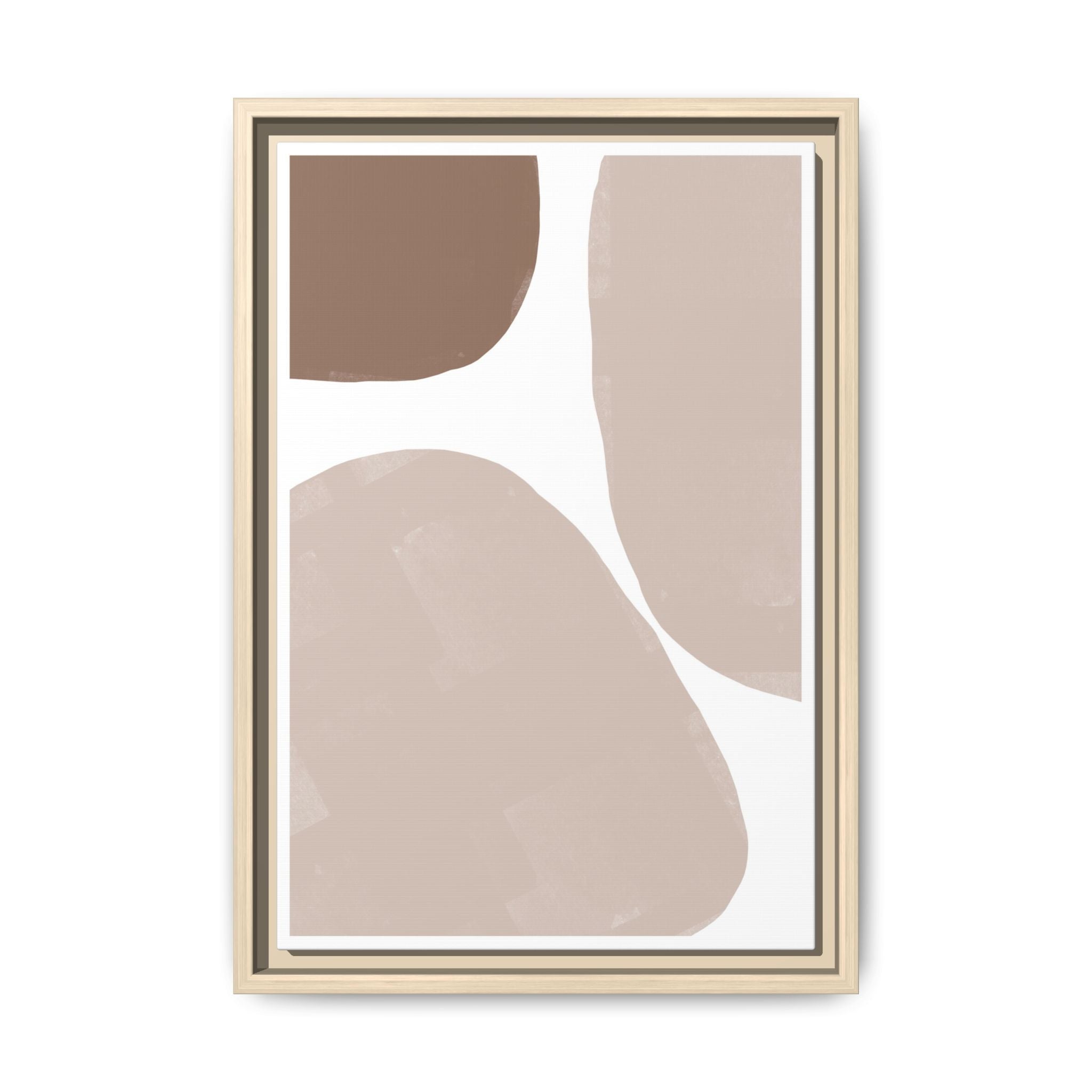 Muted Clay Horizons - Framed