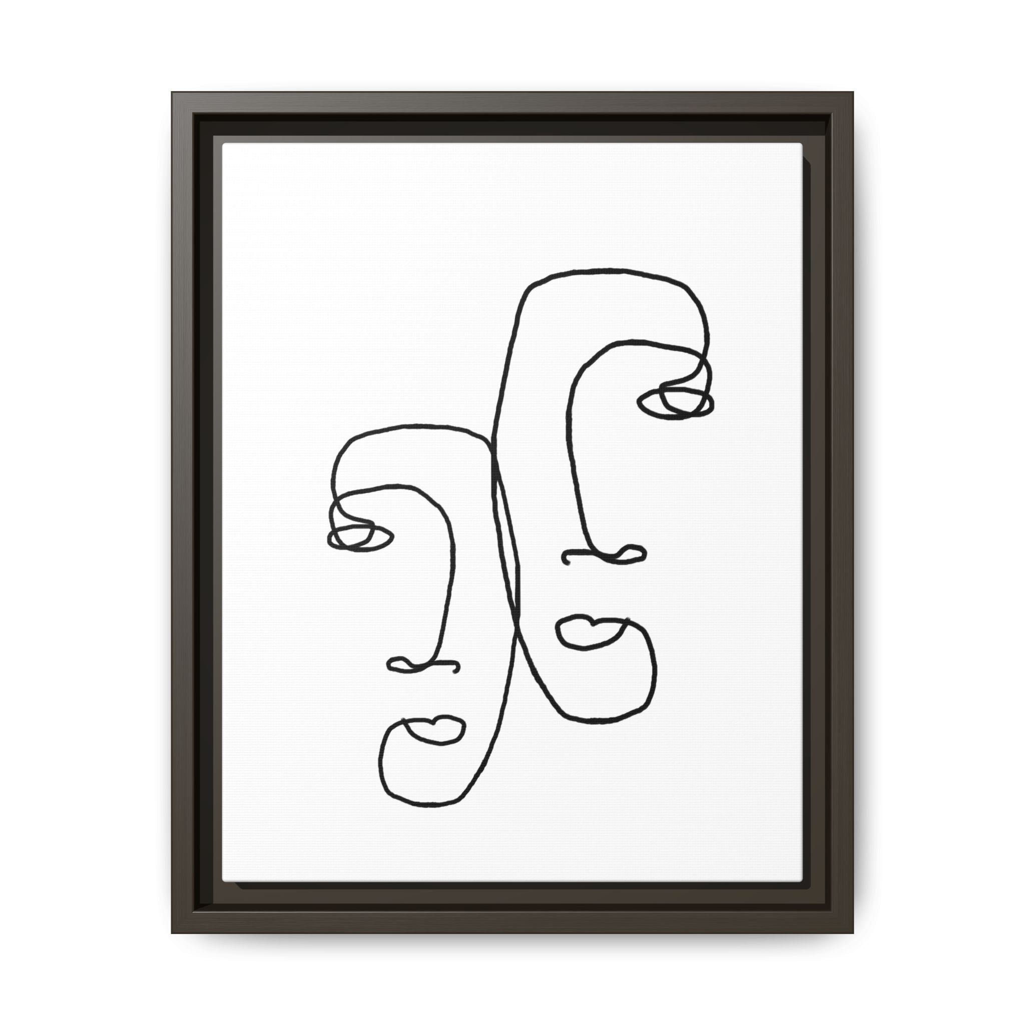 Silent Dual Reflections - Framed