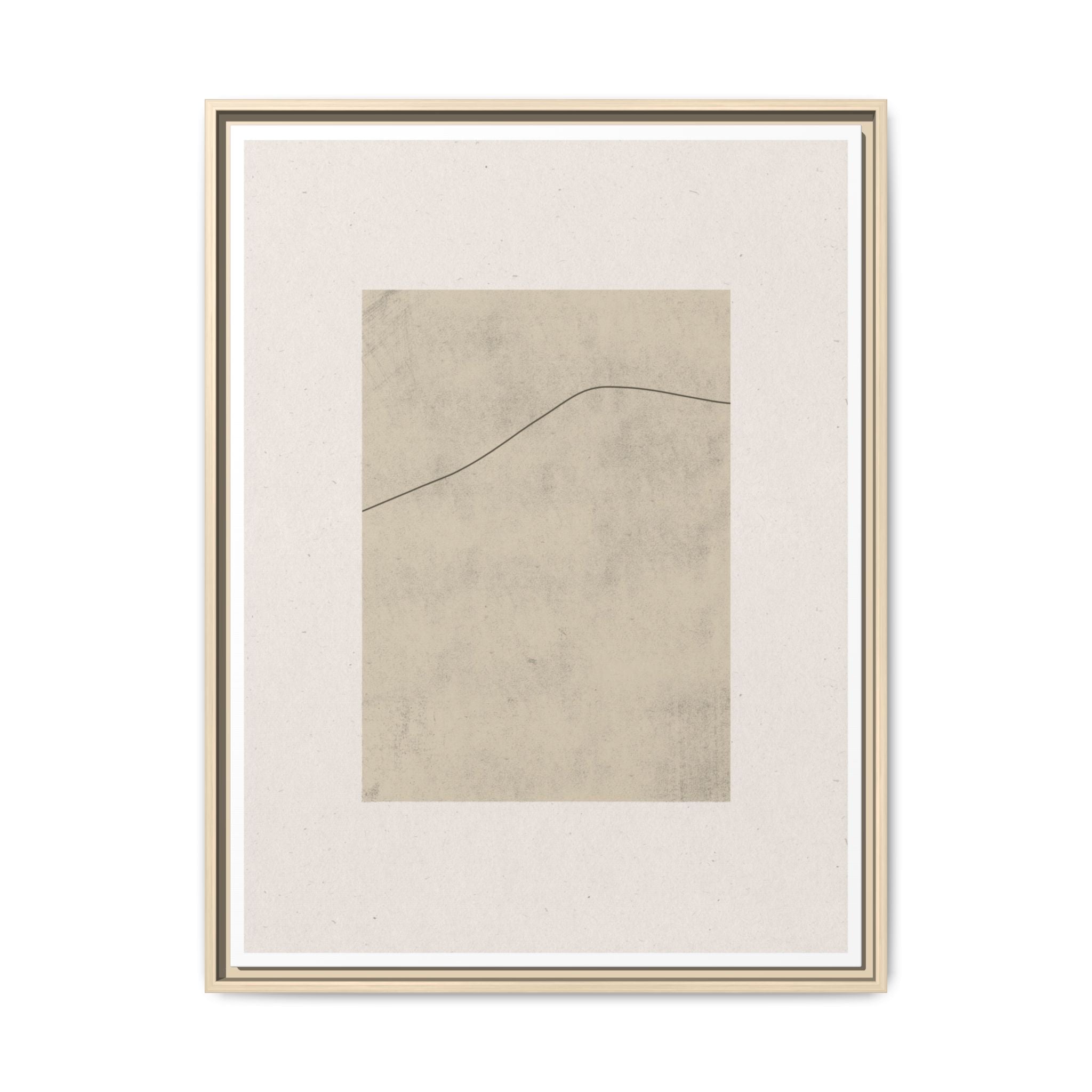 Whispered Horizon Trace - Framed